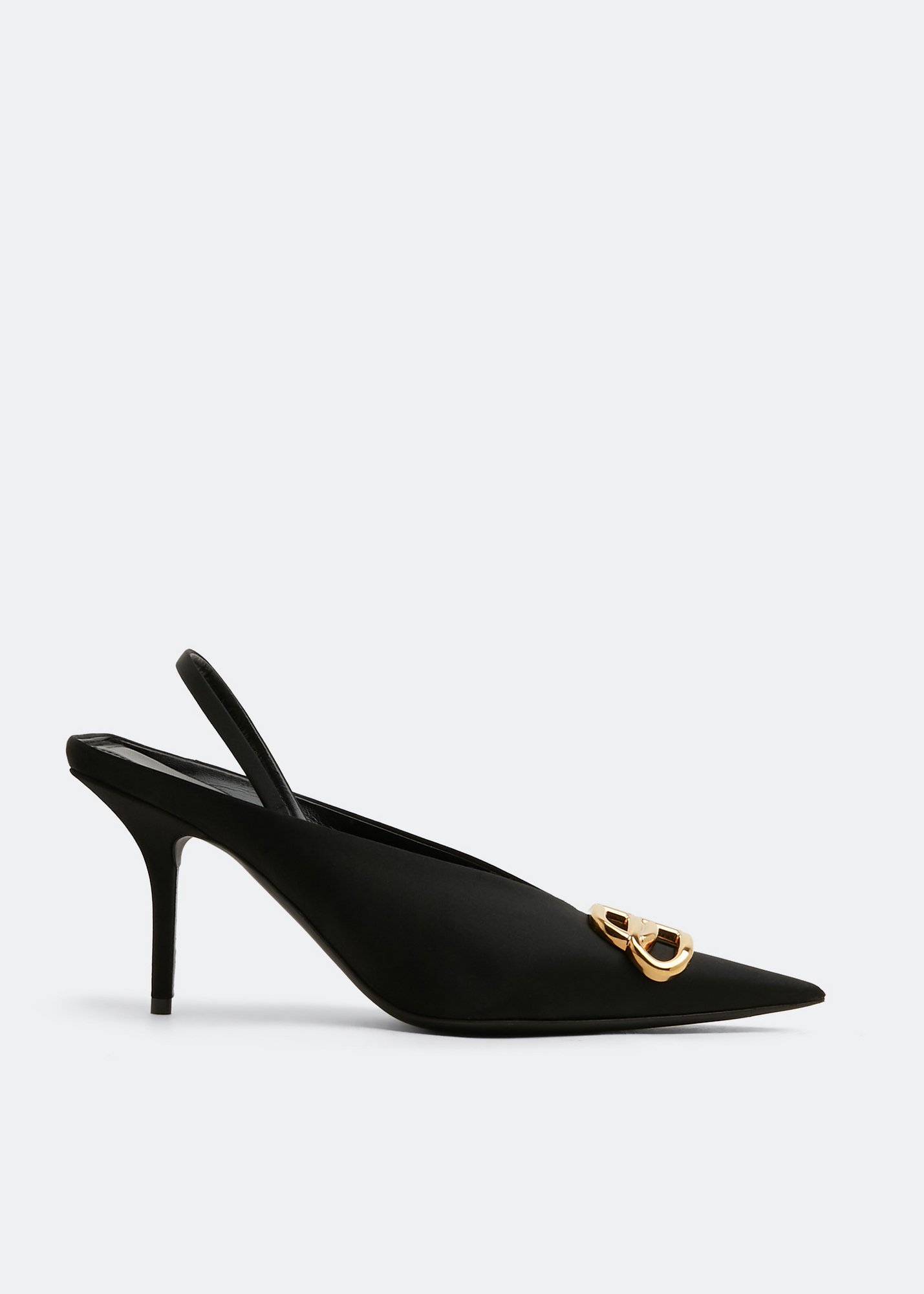 

BB Square Knife slingback pumps, Black