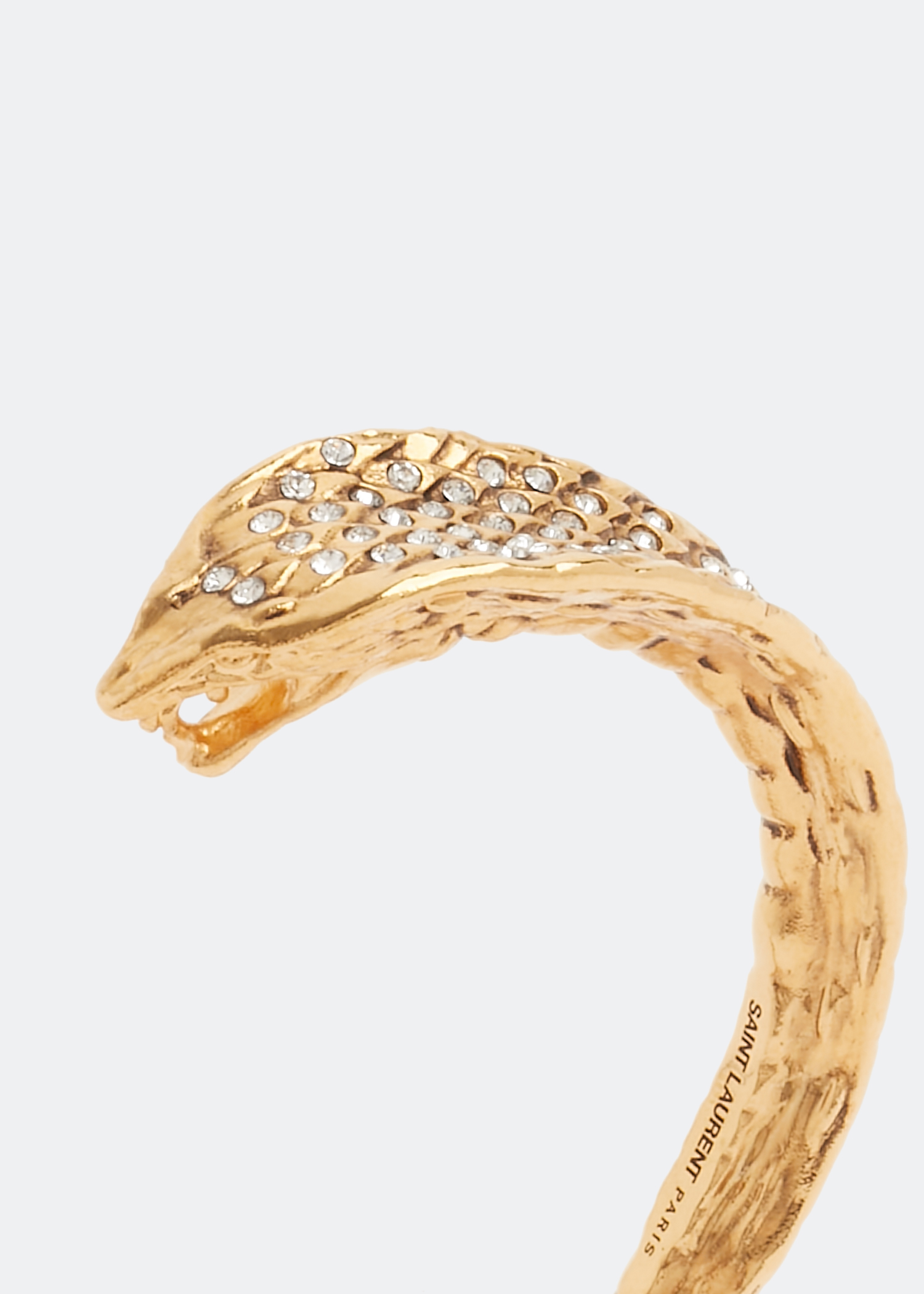 

Rhinestone cobra bracelet, Gold