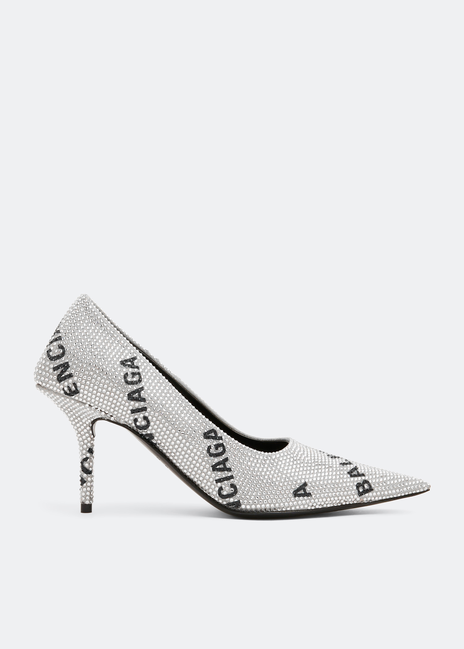 

Square Knife BB pumps, Silver