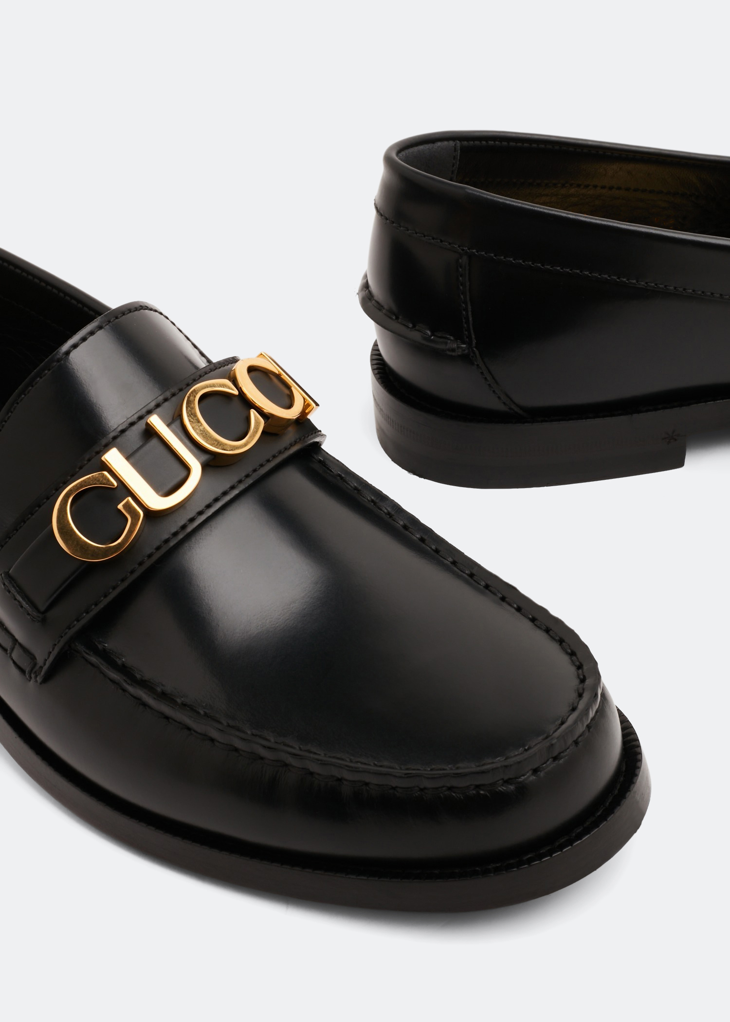 

Gucci loafers, Black