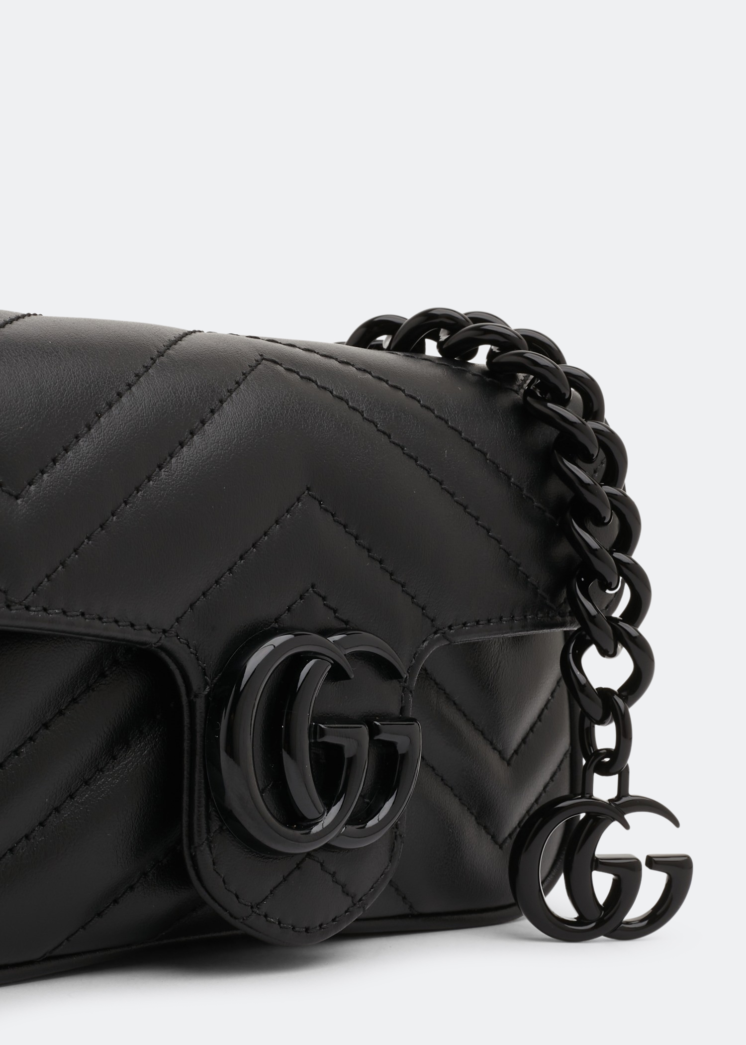 

GG Marmont belt bag, Black