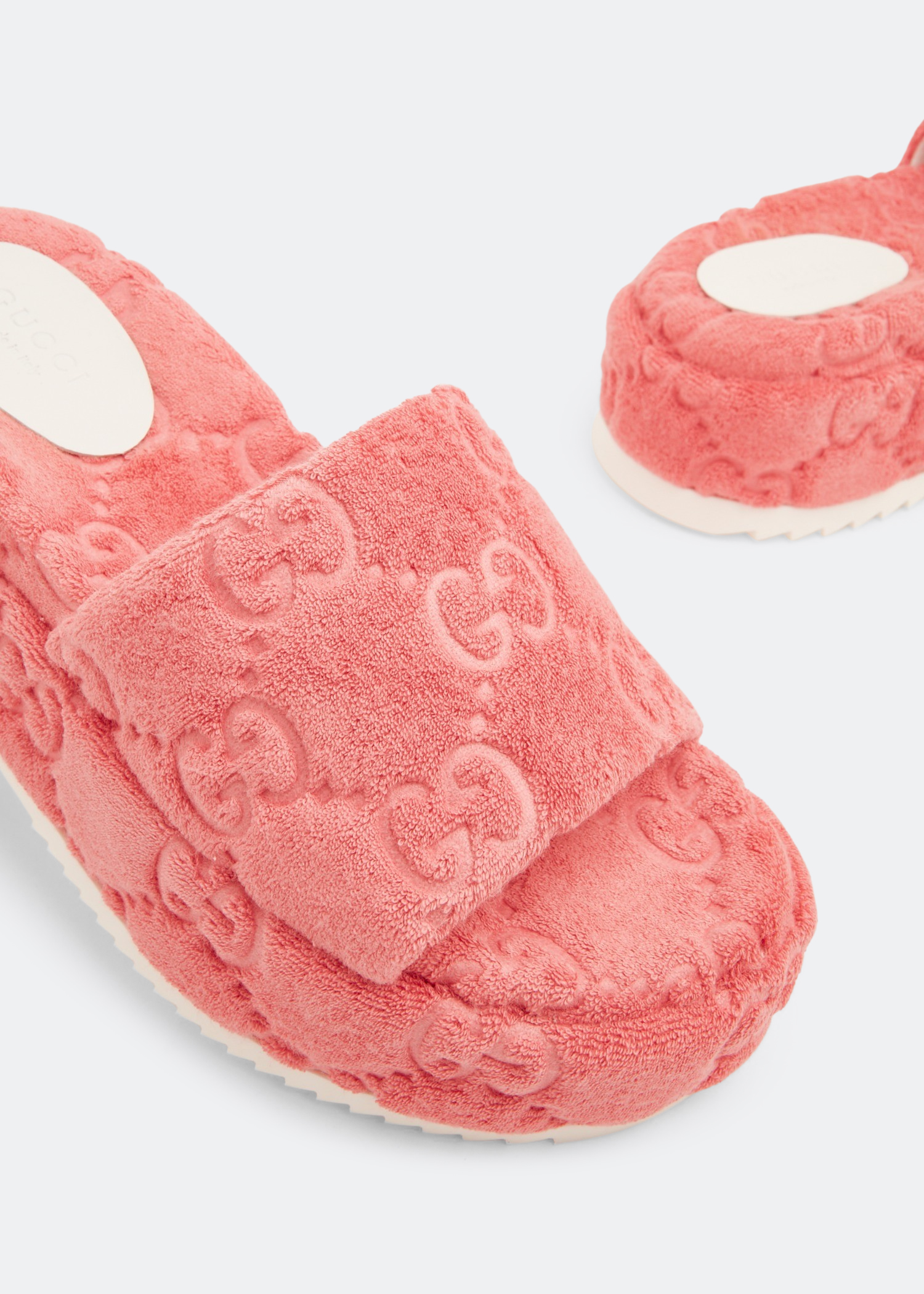 

GG platform sandals, Pink