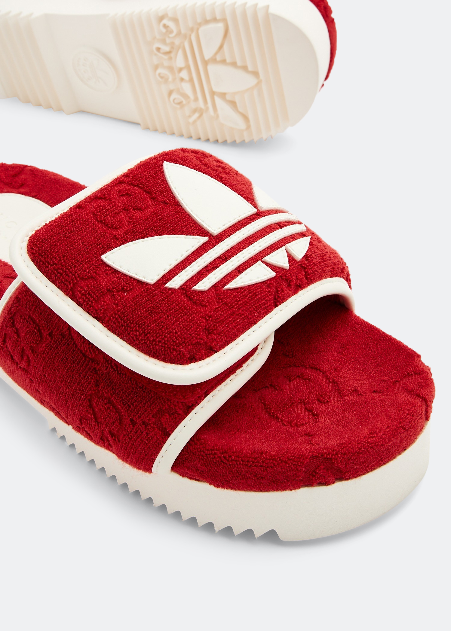 

x adidas GG platform sandals, Red