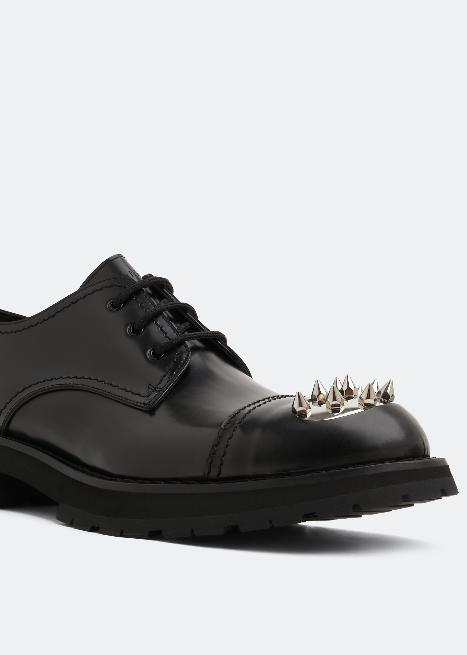 

Punk Stud Derby shoes, Black