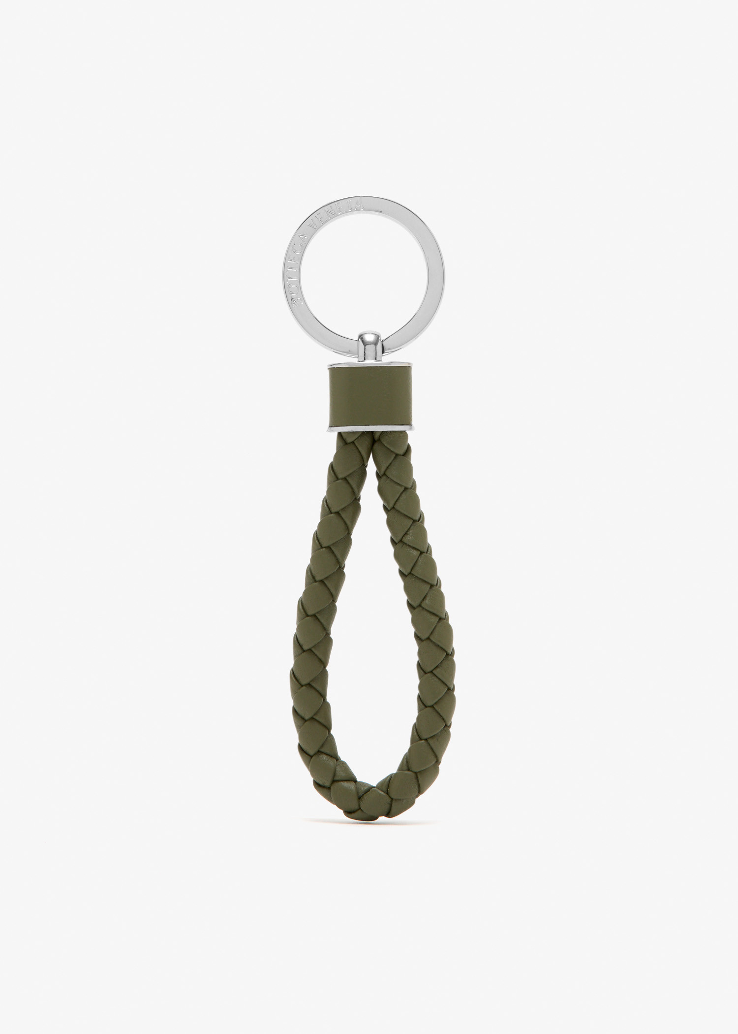 

Intreccio key ring, Khaki