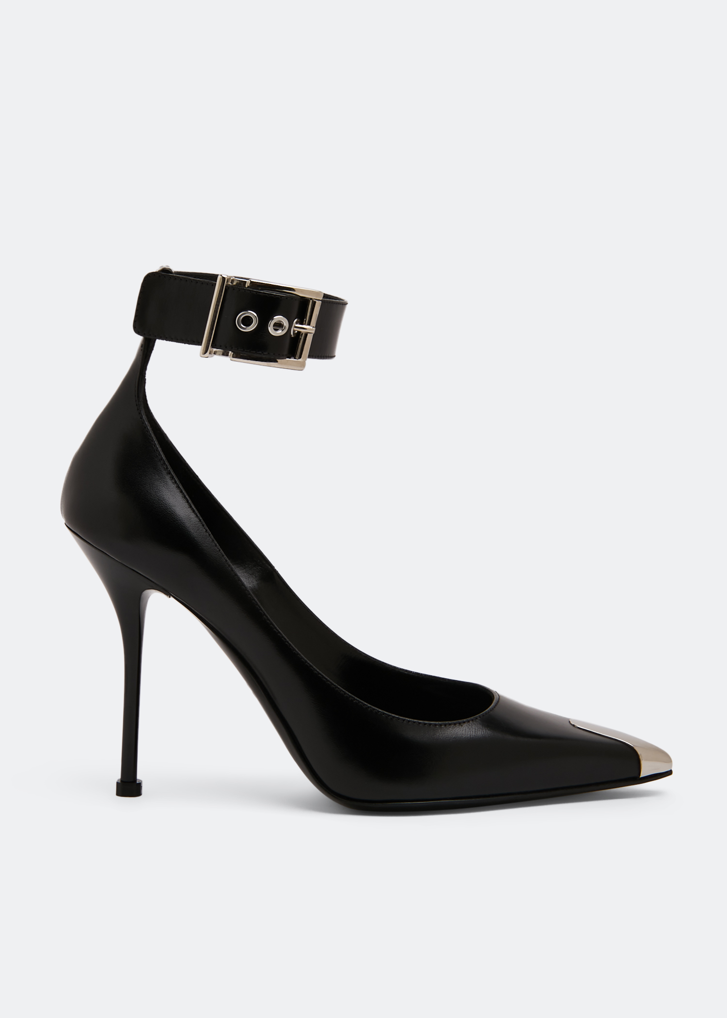 

Punk buckle pumps, Black