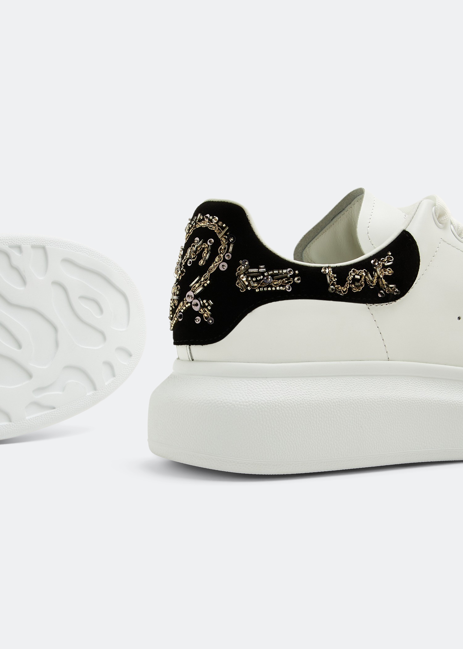 

Oversized runner sneakers, White