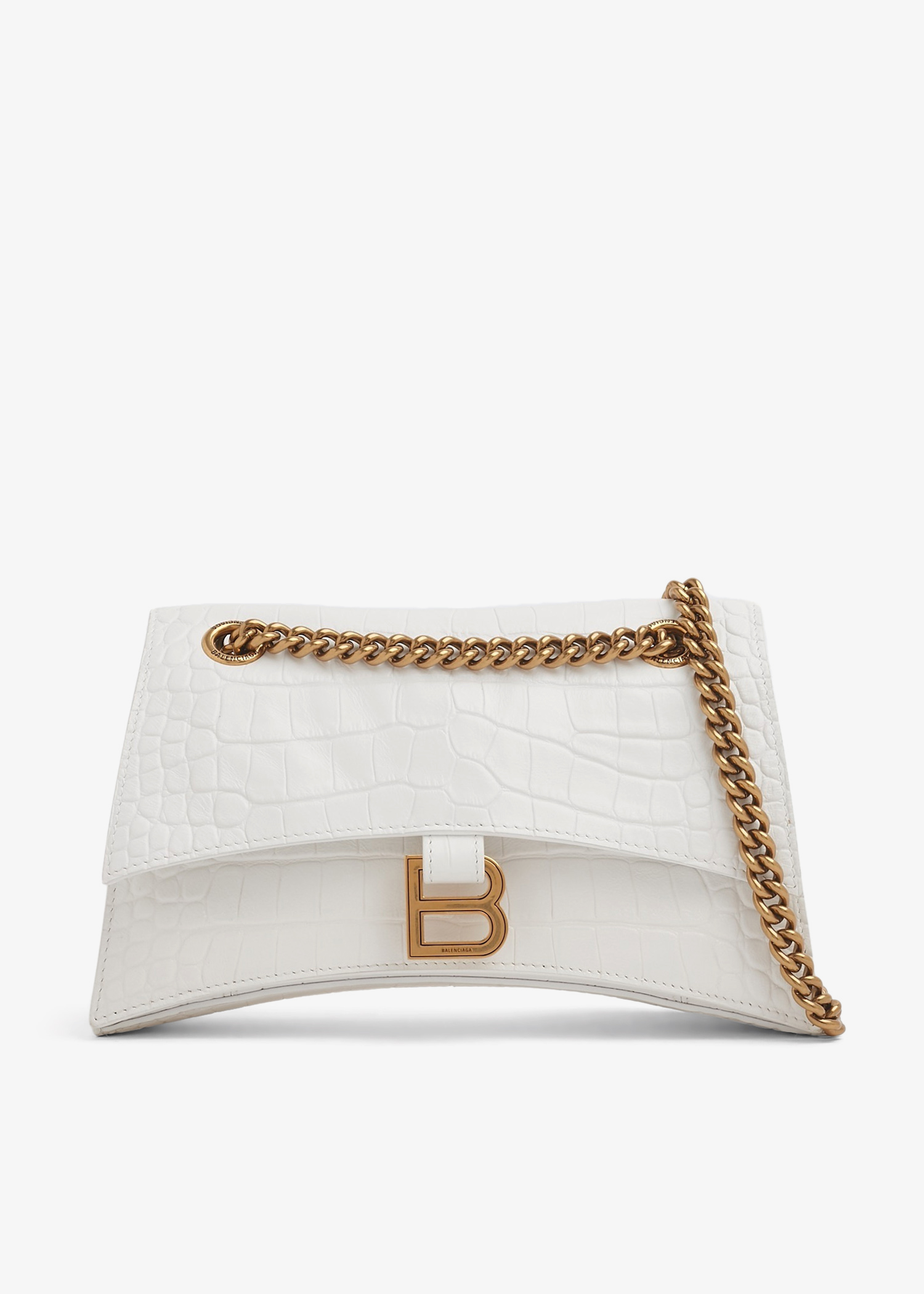 

Crush small chain bag, White