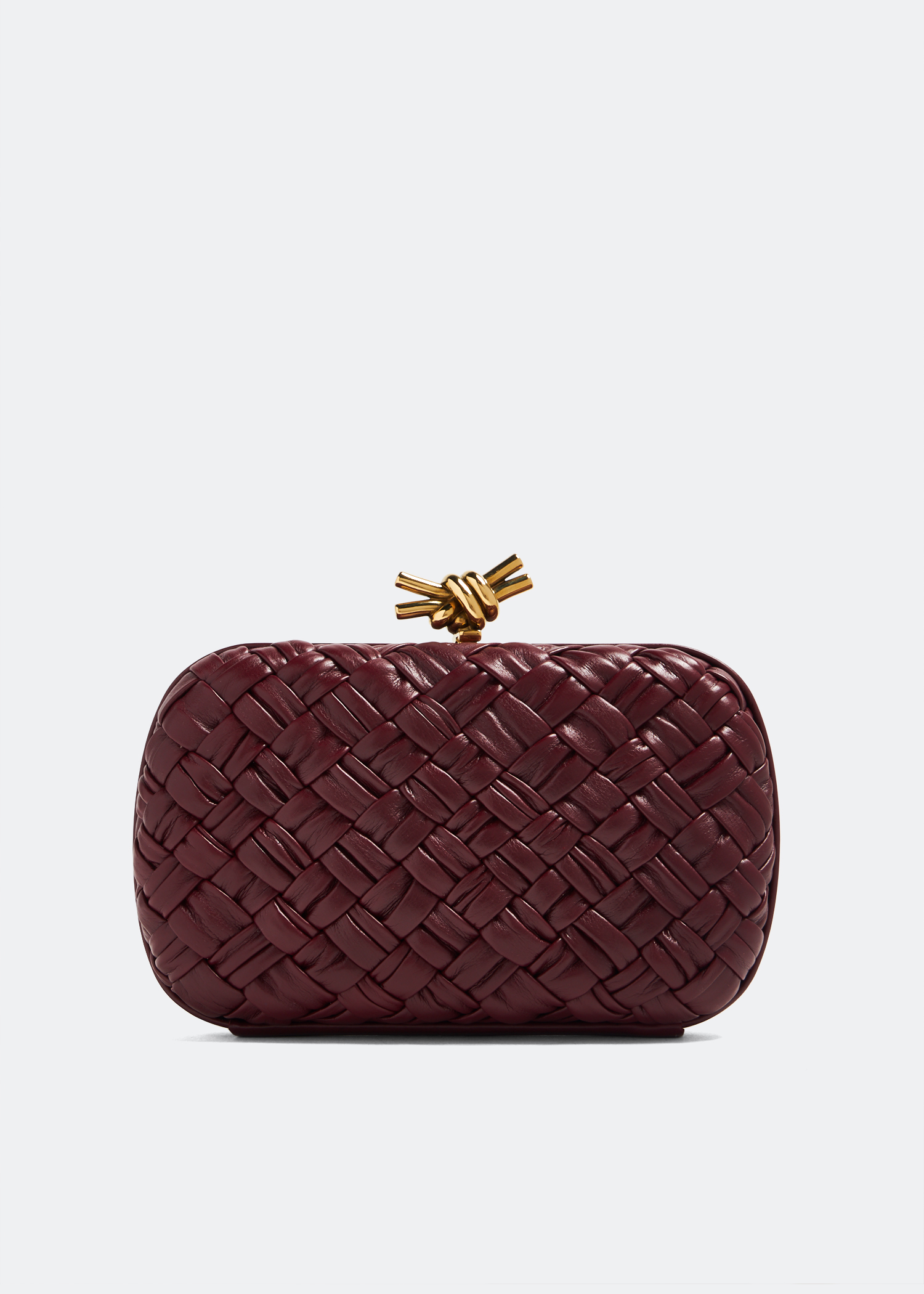 

Knot Minaudiere clutch, Burgundy