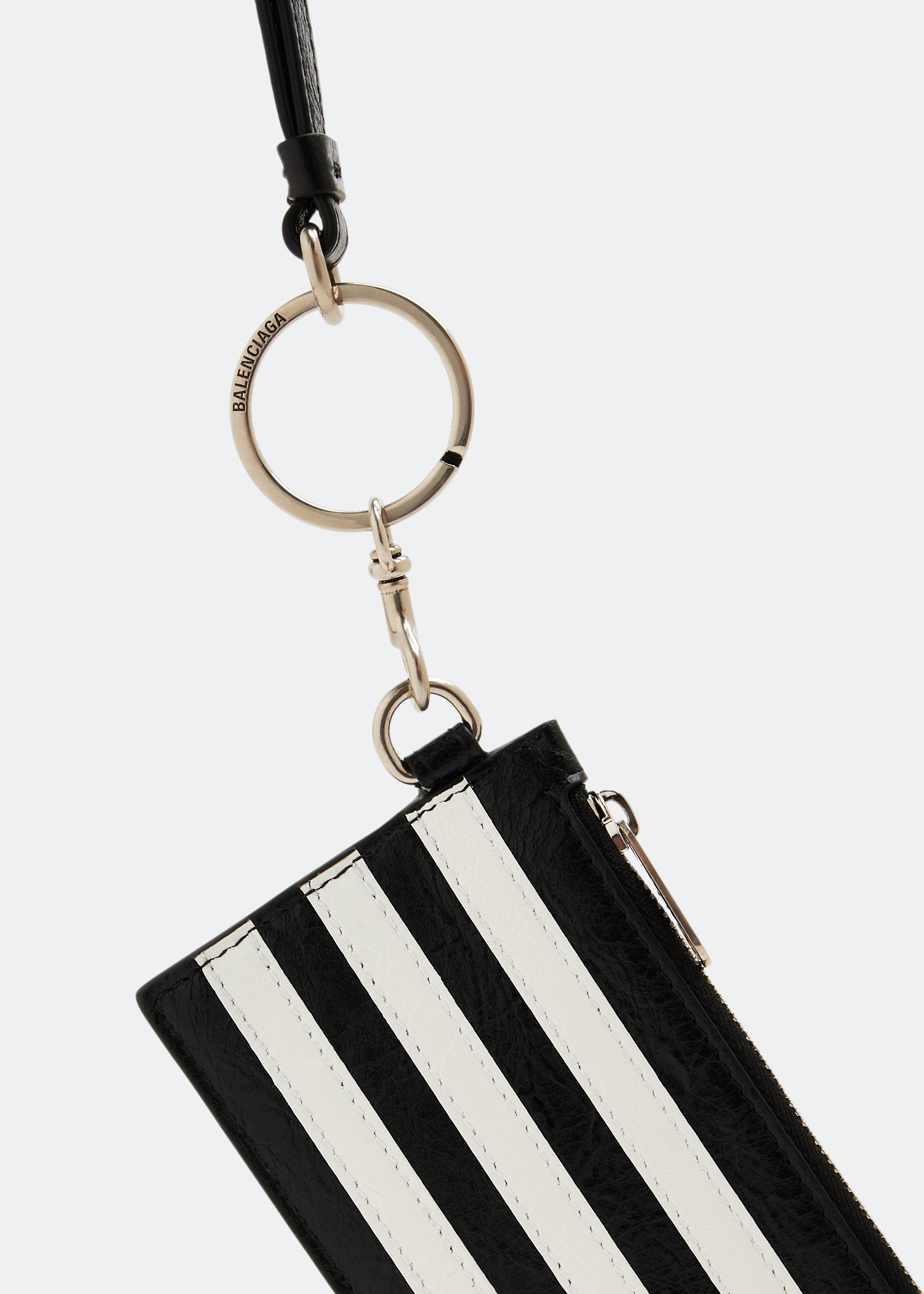

x adidas Card case on keychain, Black