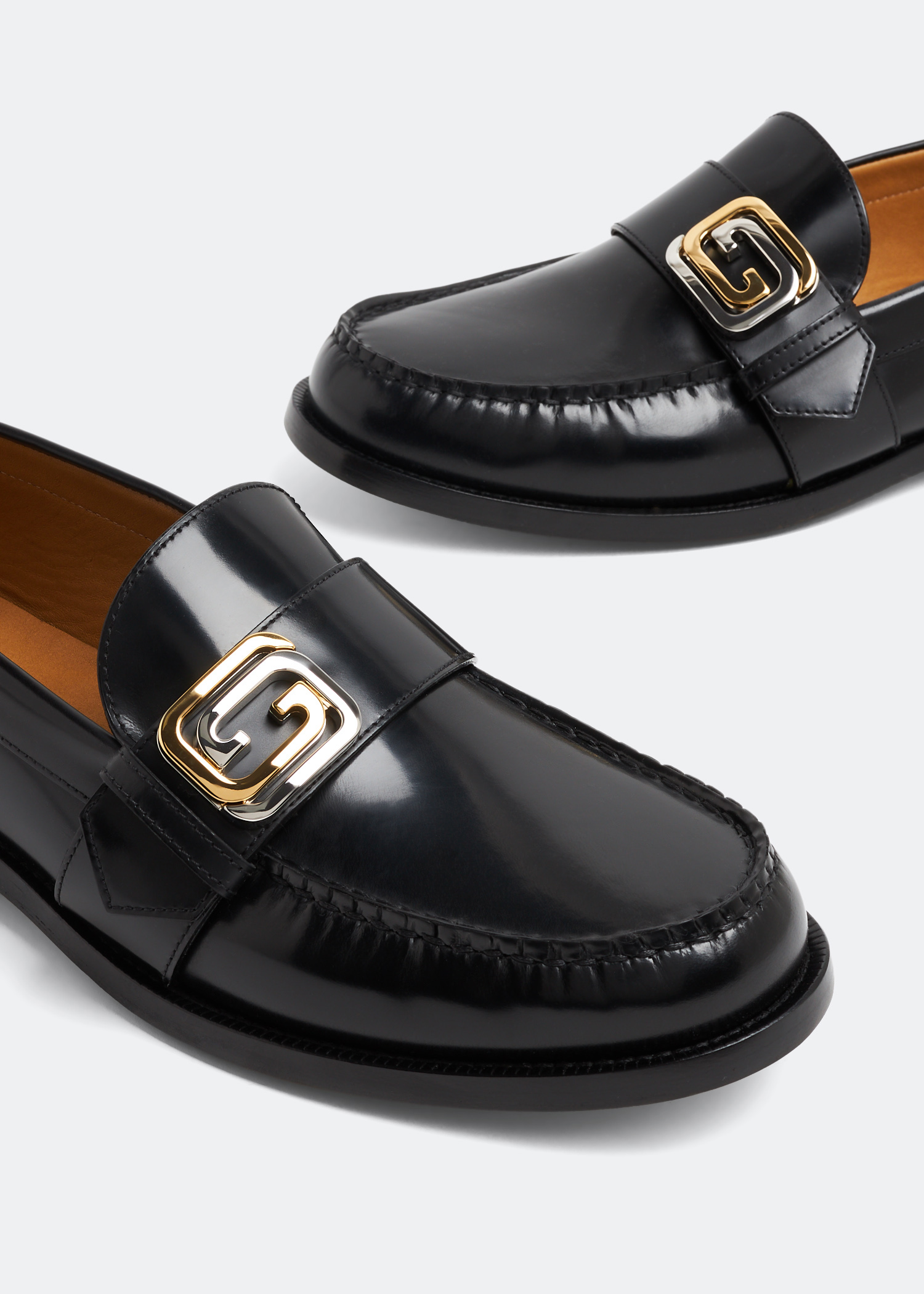 

Interlocking G loafers, Black