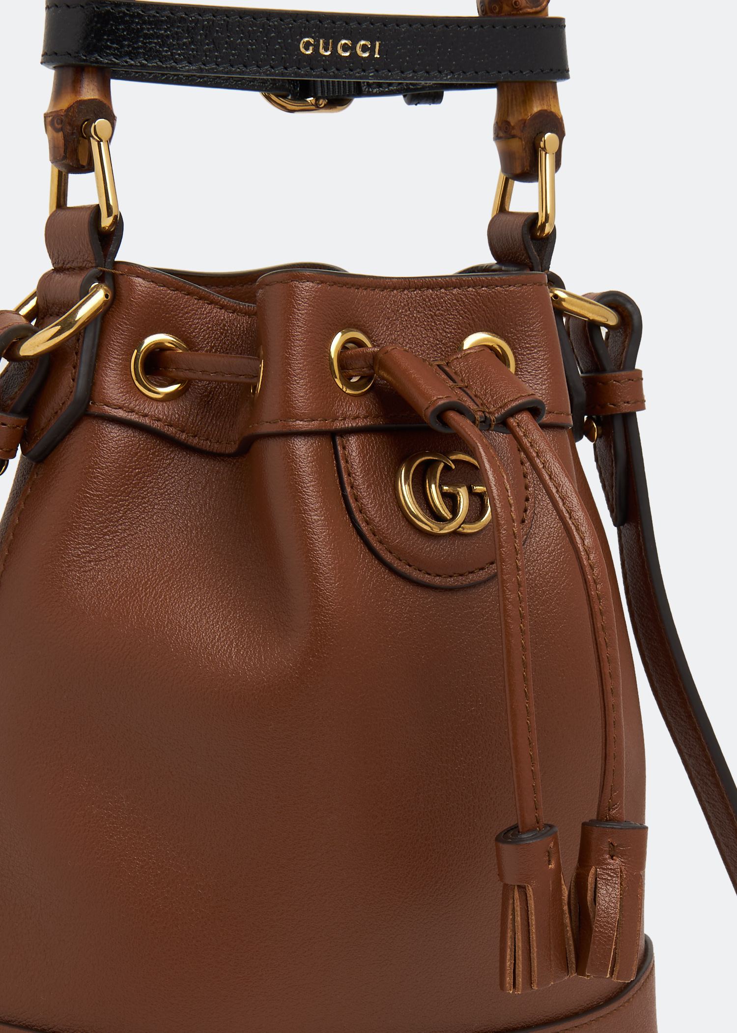 

Diana mini bucket bag, Brown