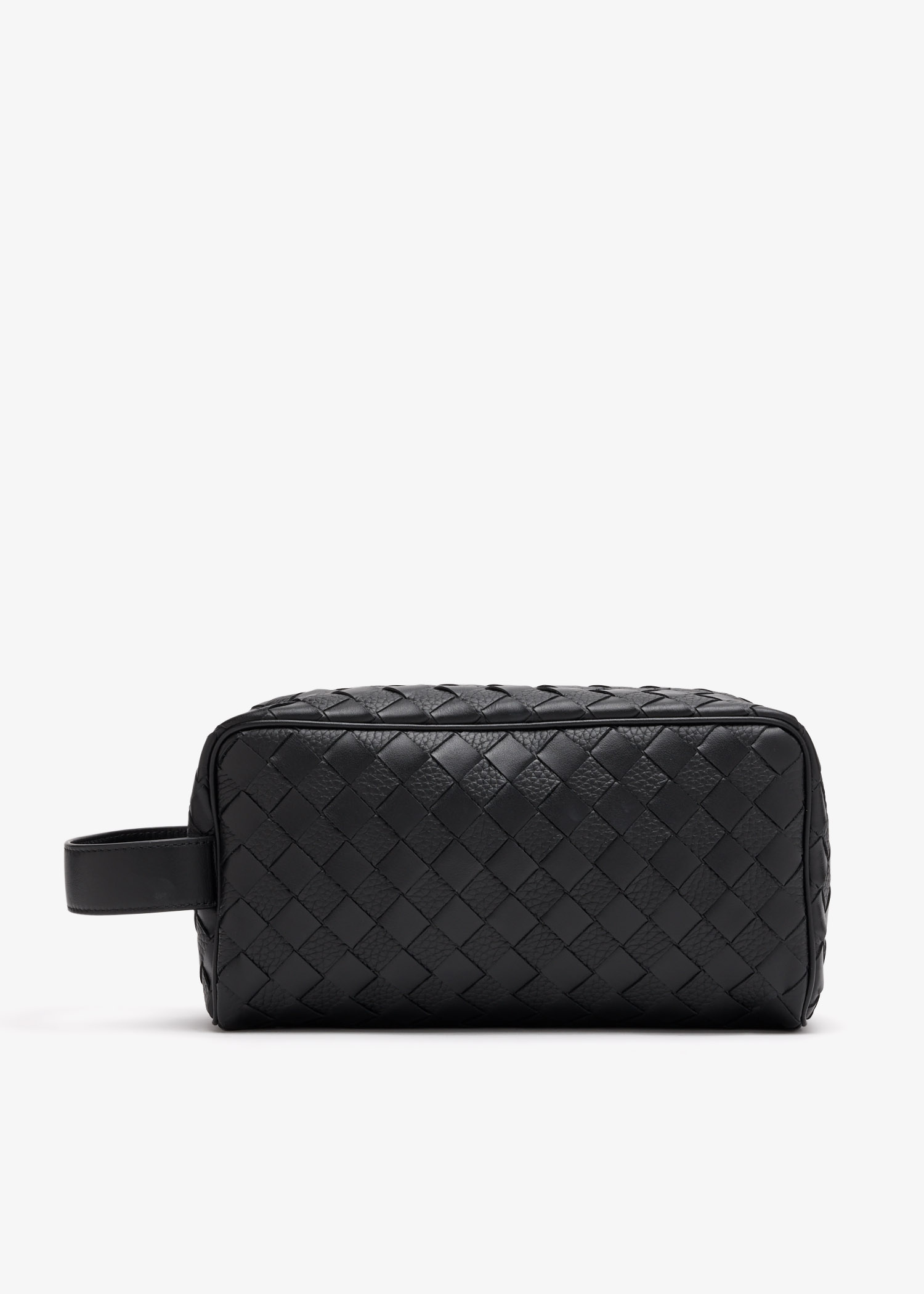 

Intrecciato travel pouch, Black