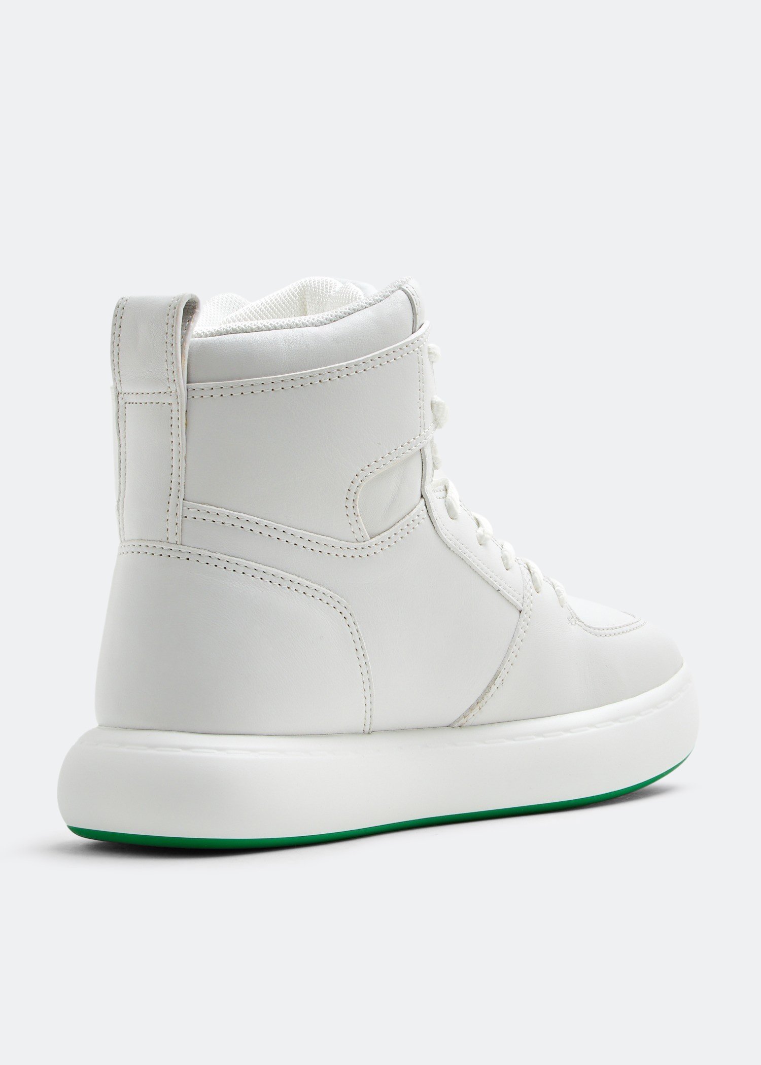 

Pillow high-top sneakers, White