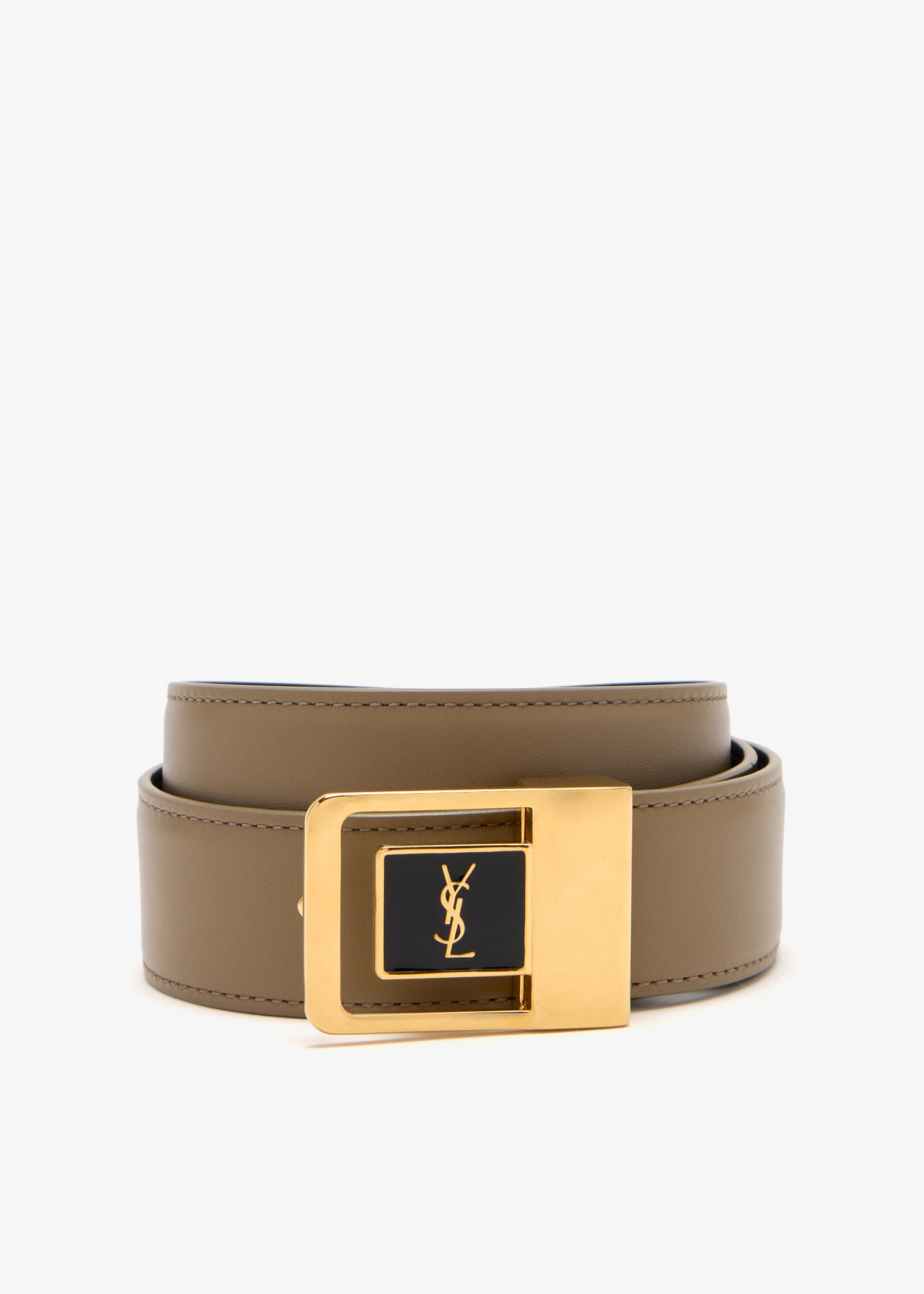 

La 66 buckle belt, Taupe