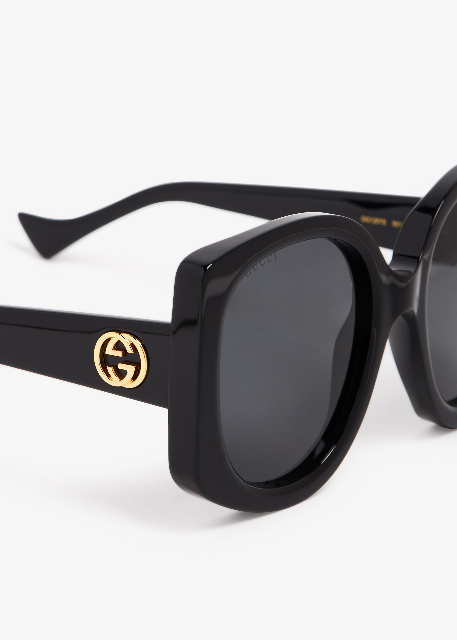 

Geometric-frame sunglasses, Black