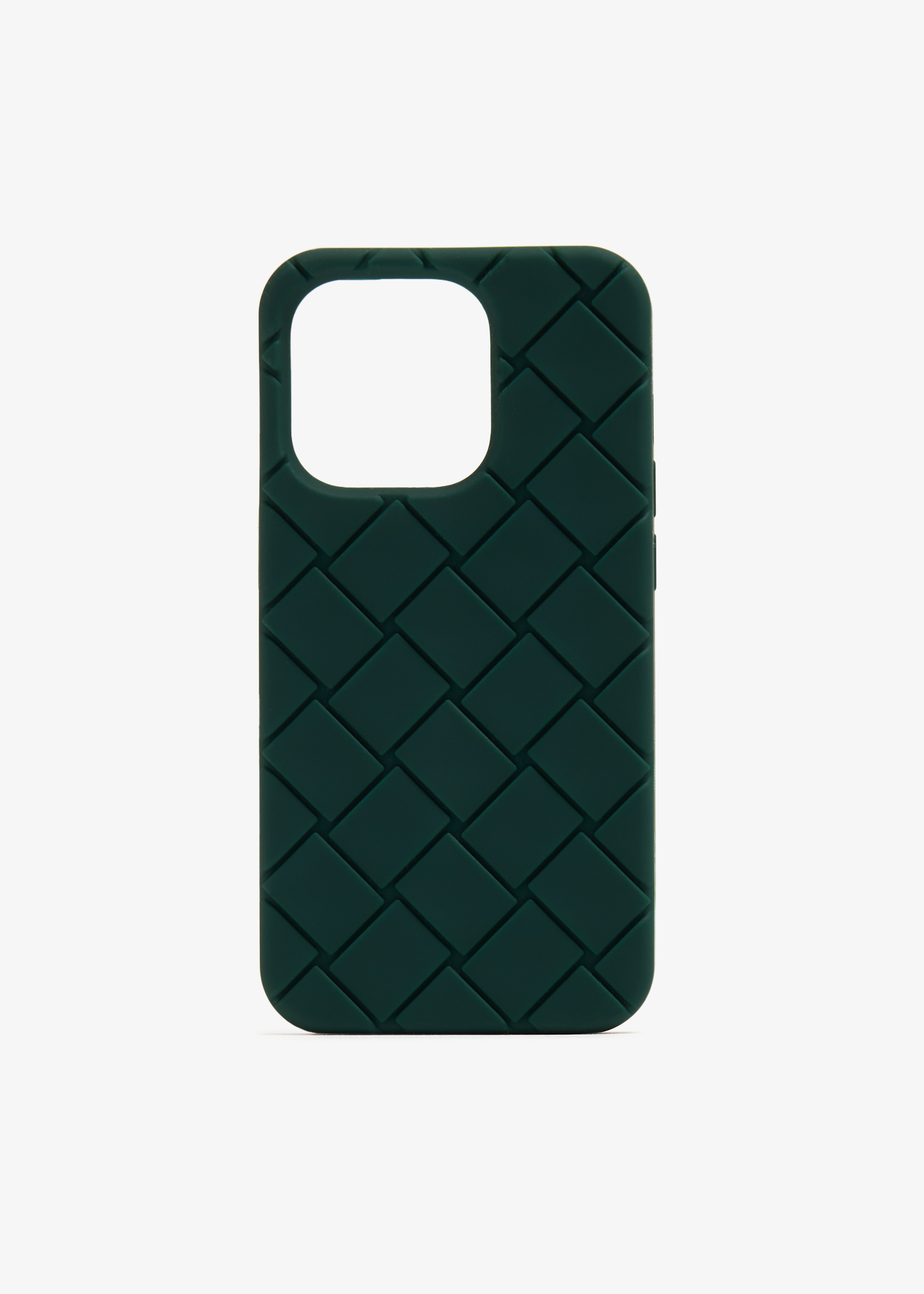 

Intrecciato iPhone 14 Pro case, Green