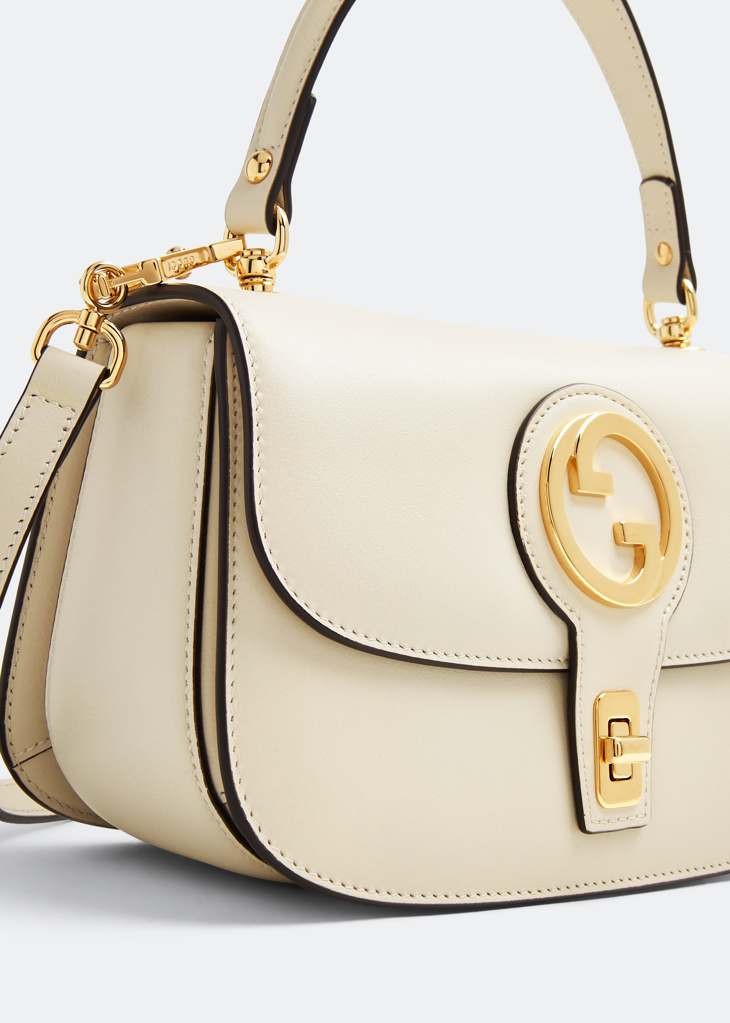 

Blondie small top handle bag, White
