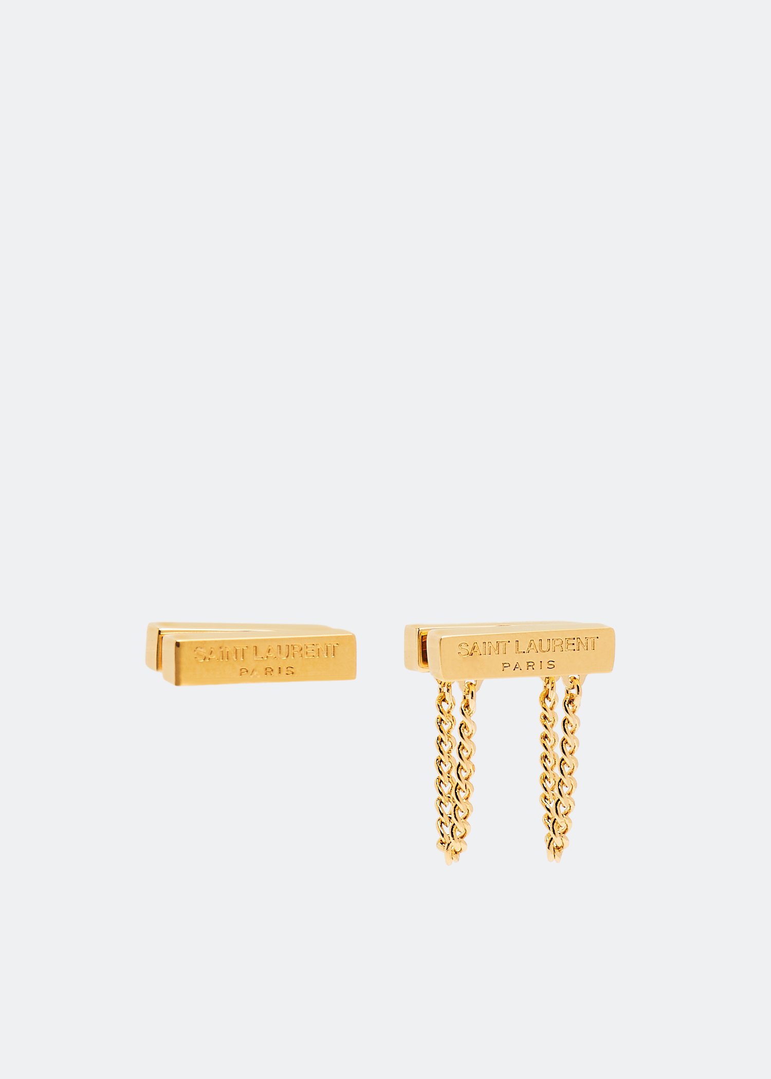 

Asymmetric earrings, Gold