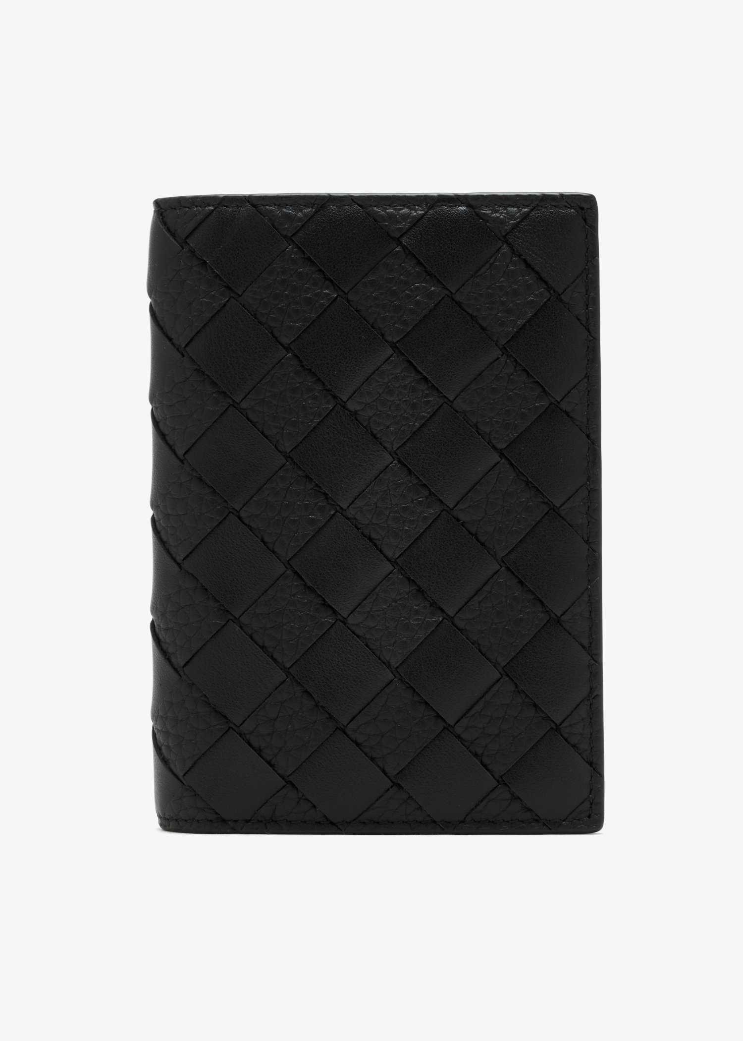 

Intrecciatop passport case, Black