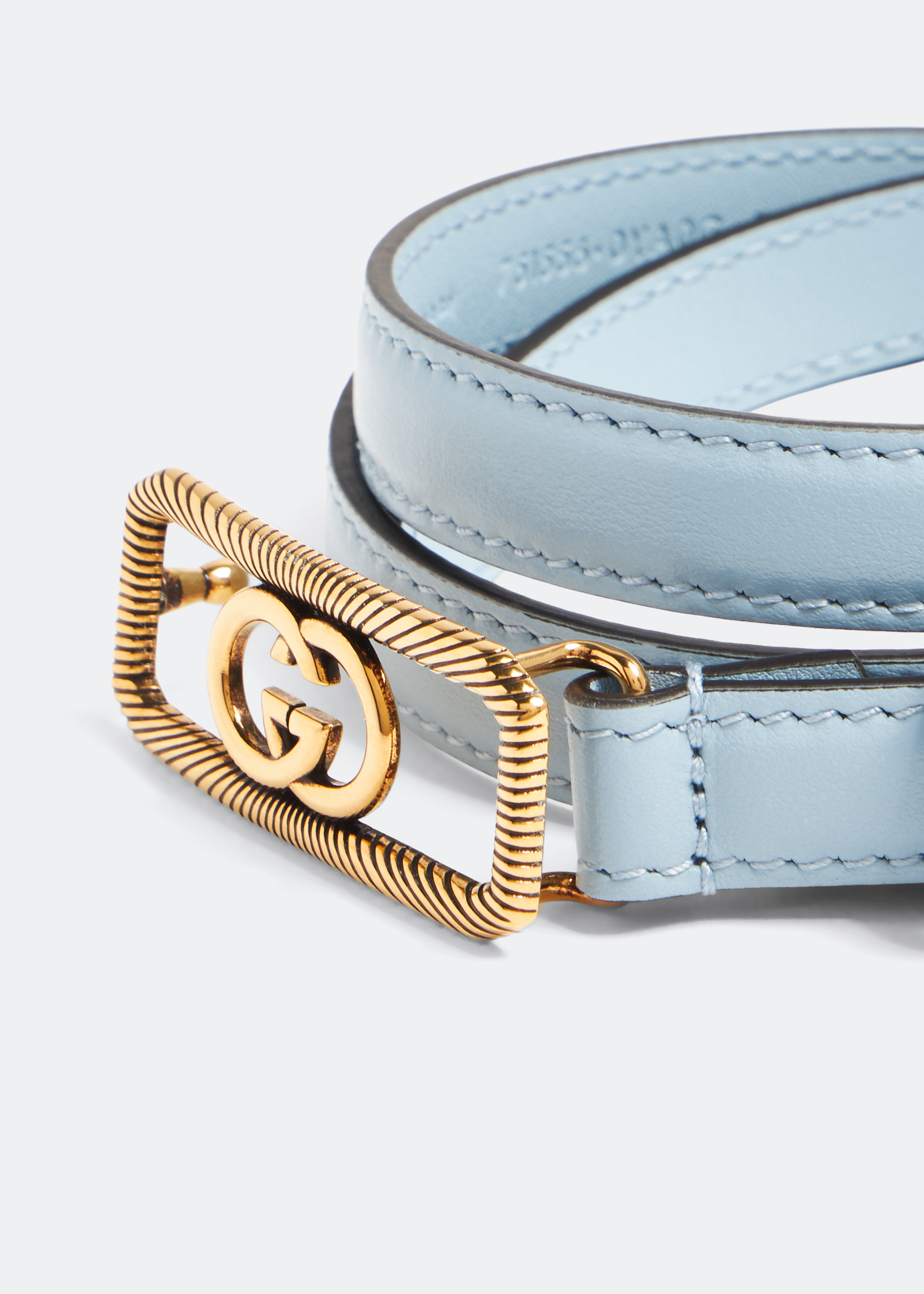 

Interlocking G thin belt, Blue
