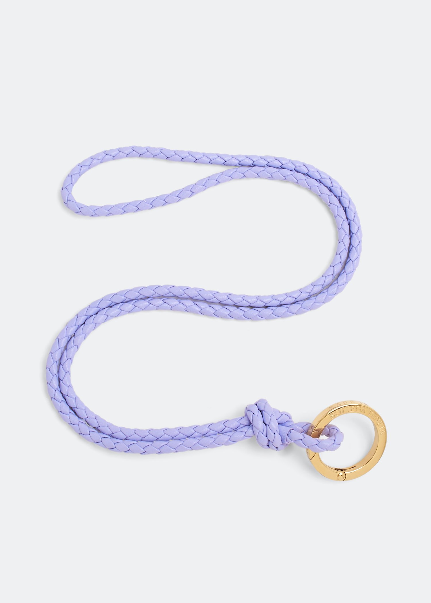 

Intreccio long keyring, Purple