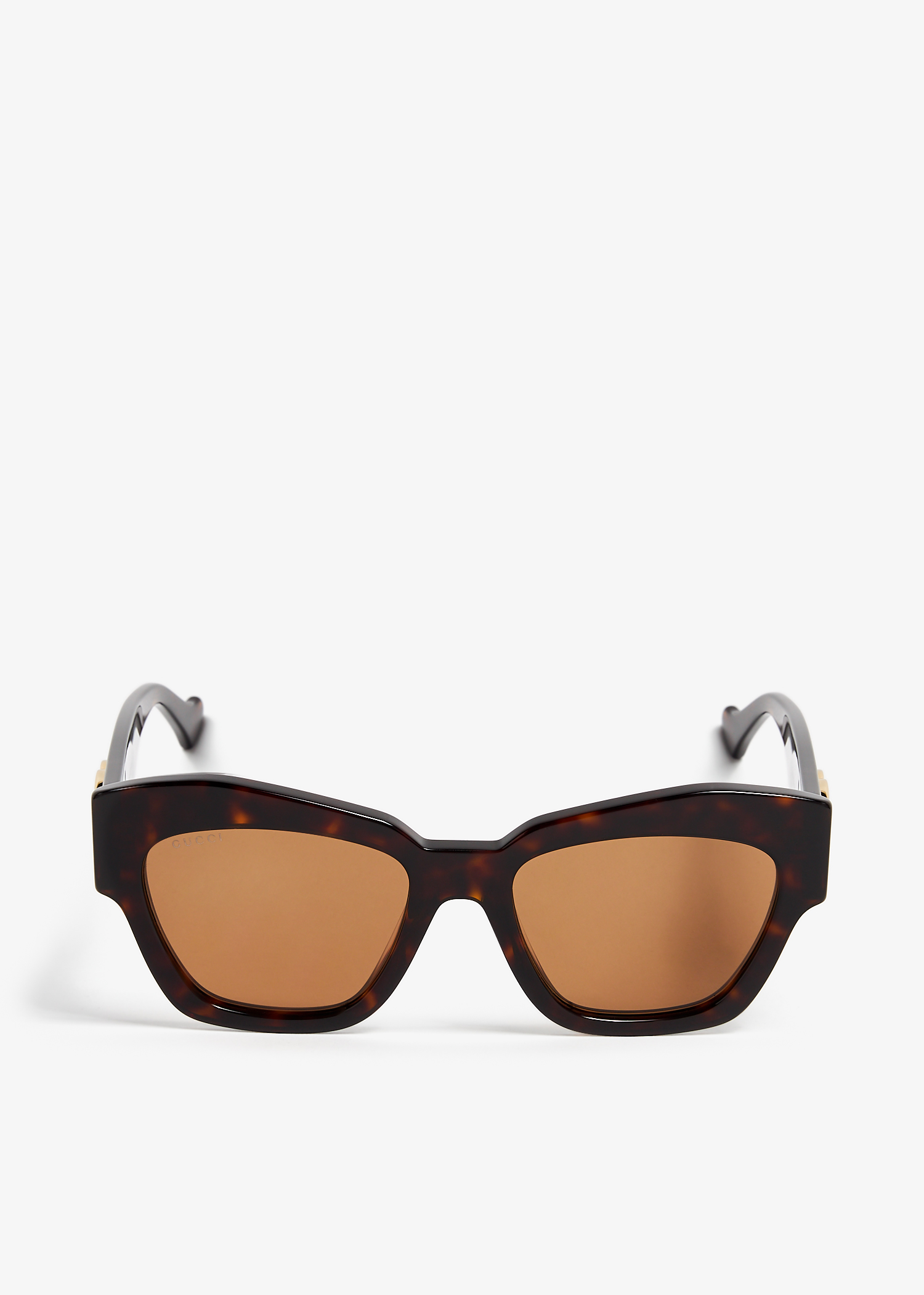 

Cat-eye frame sunglasses, Brown
