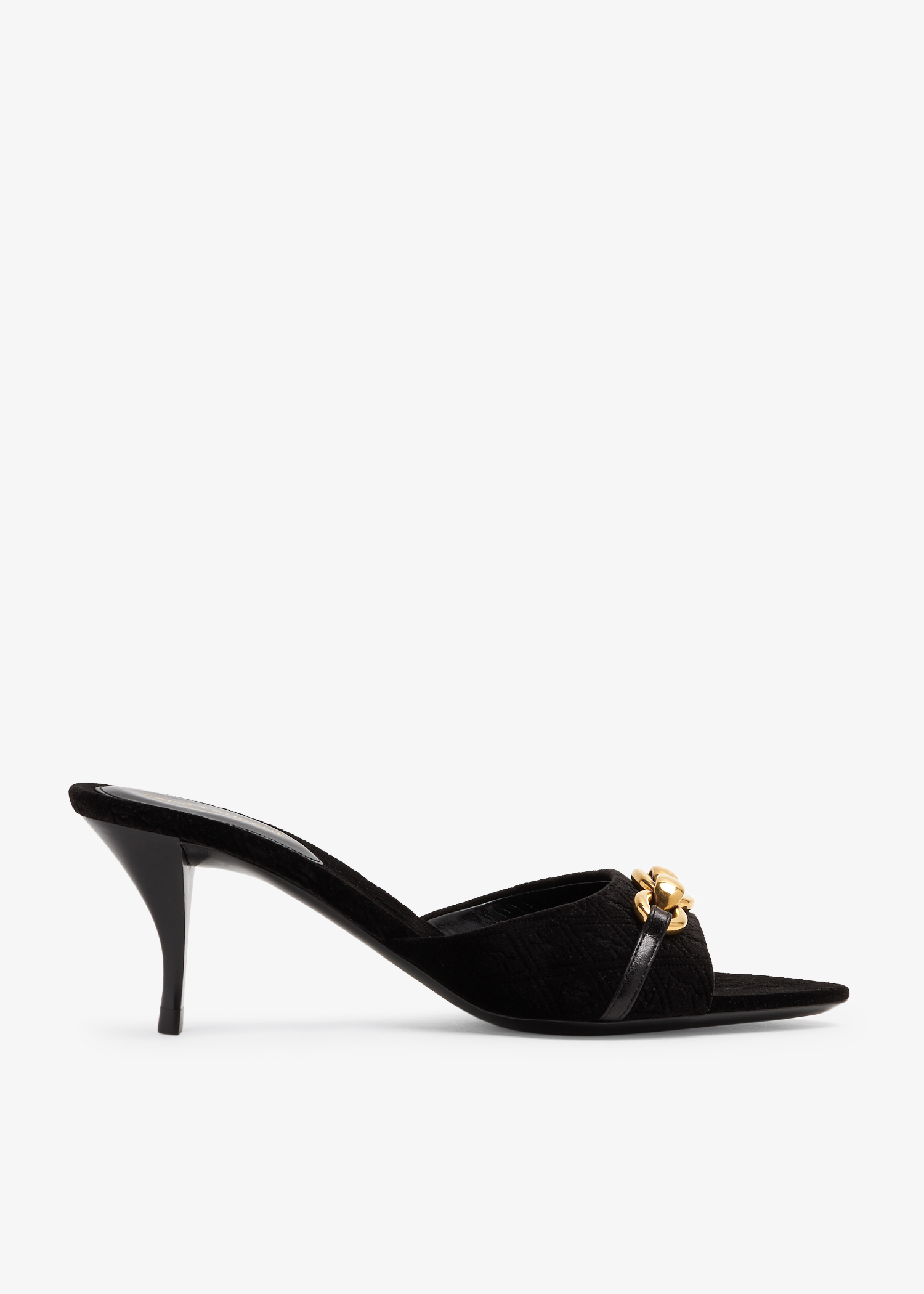 

Le Maillon mules, Black