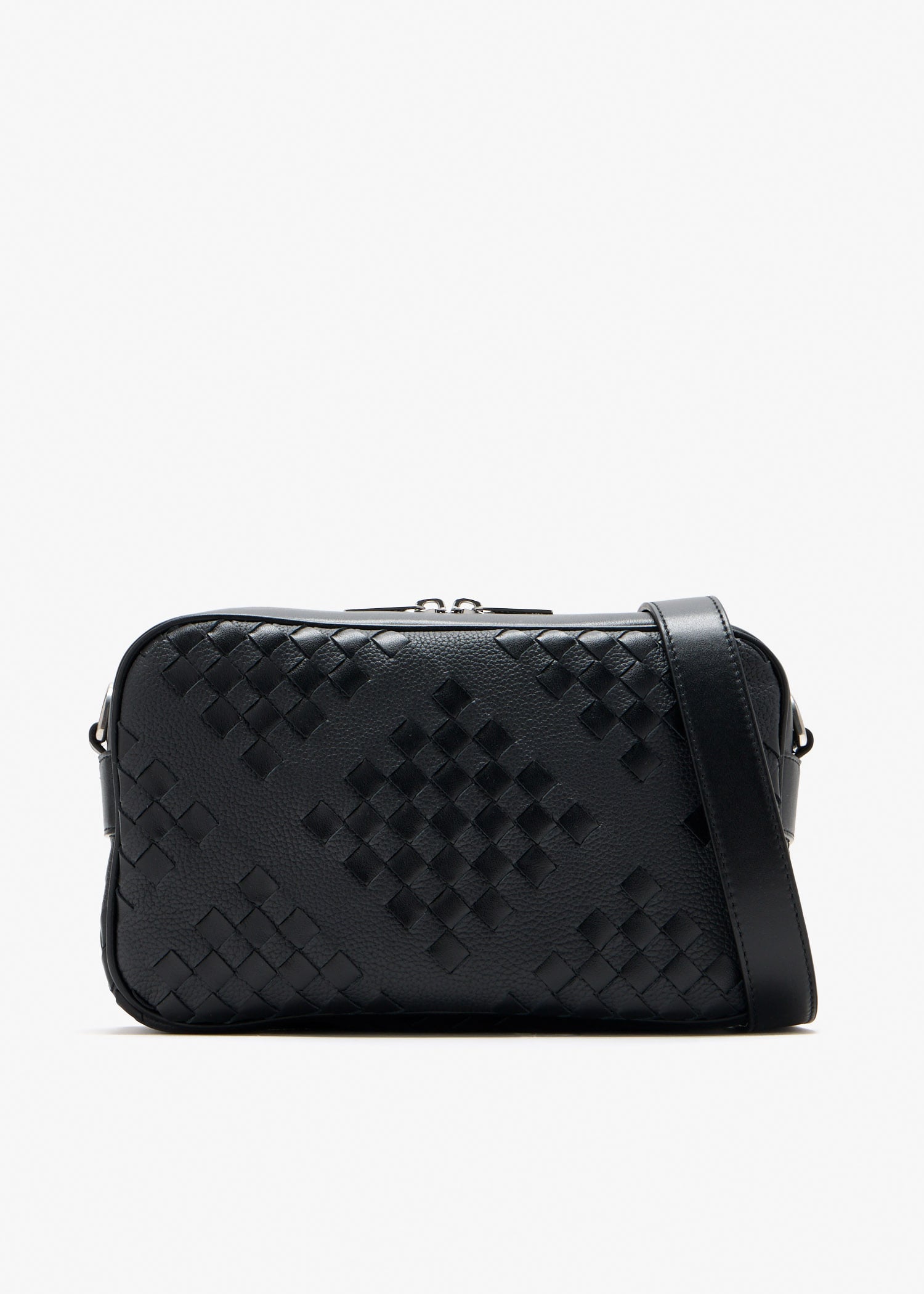 

Small Intrecciato Camera Bag, Black