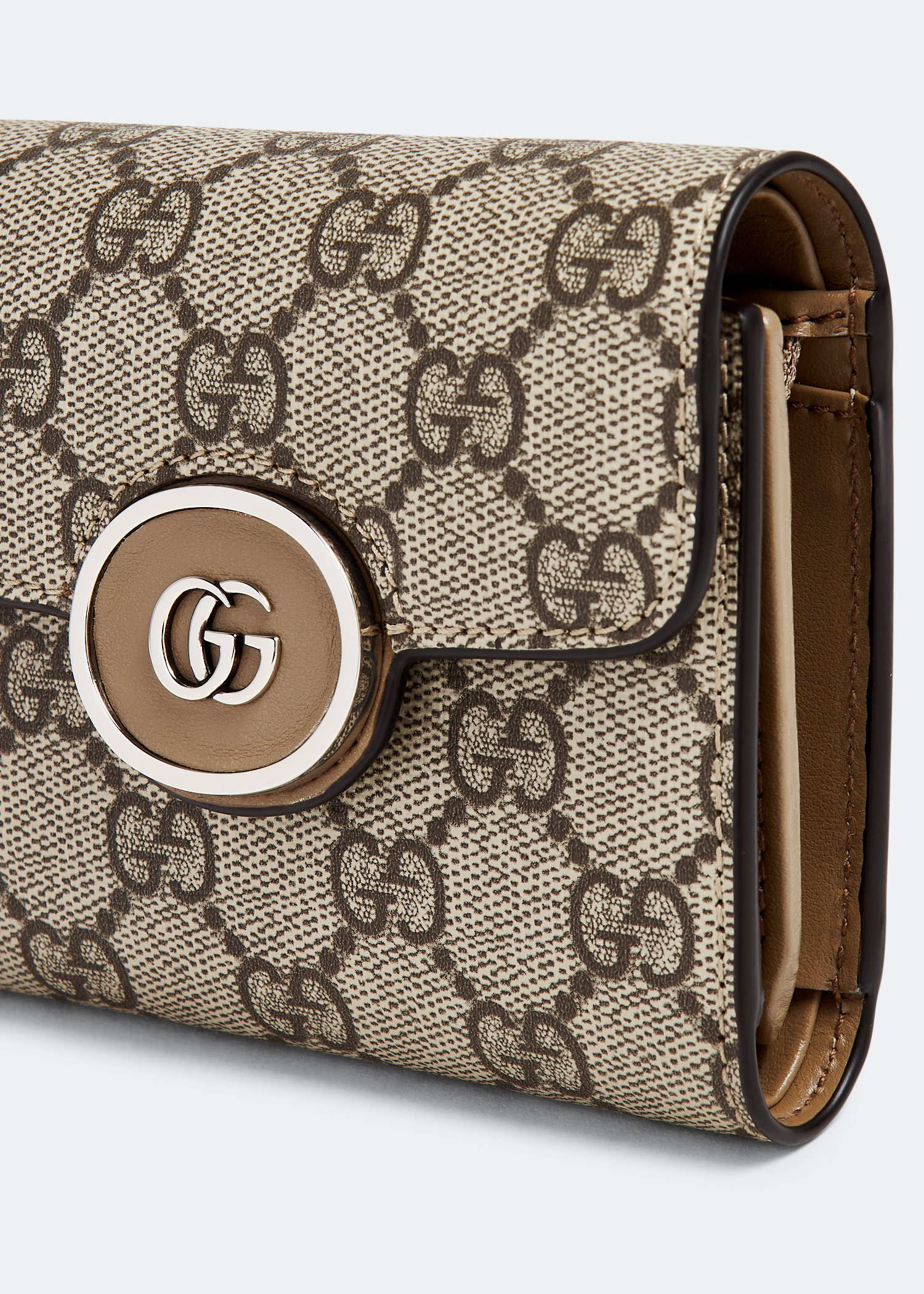 

Petite GG medium wallet, Beige