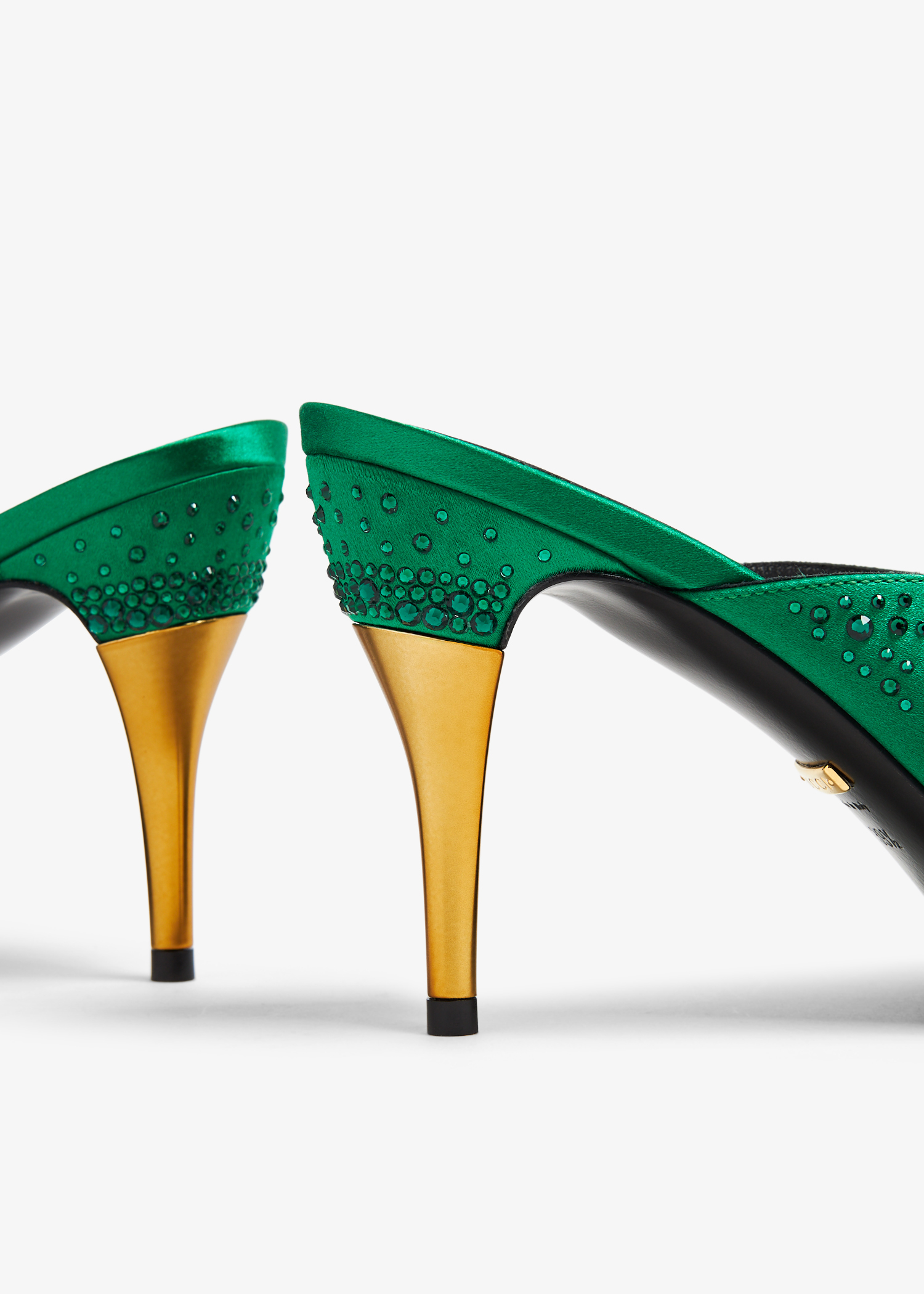 

Priscilla mules, Green