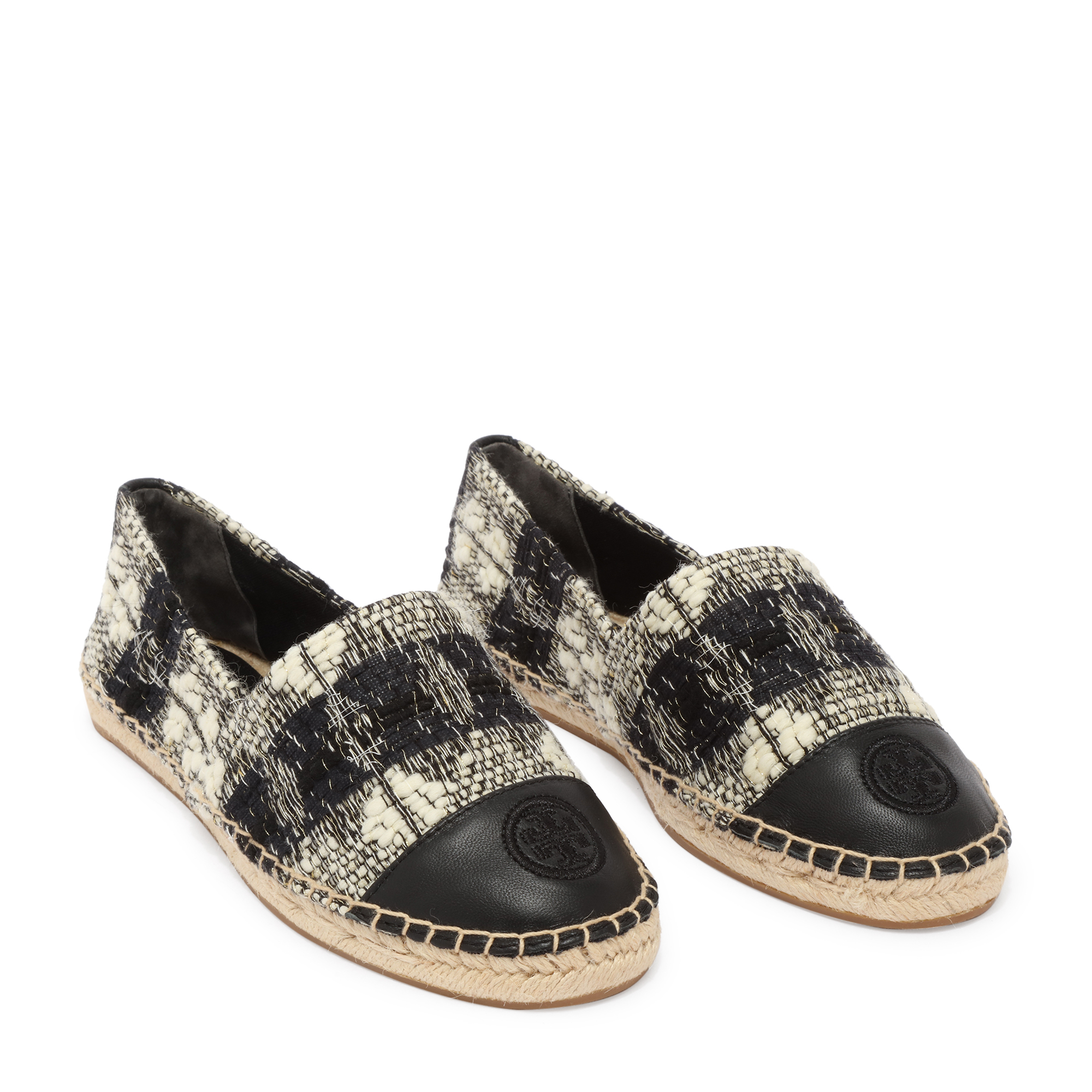 

Wool colour-block espadrilles, Black