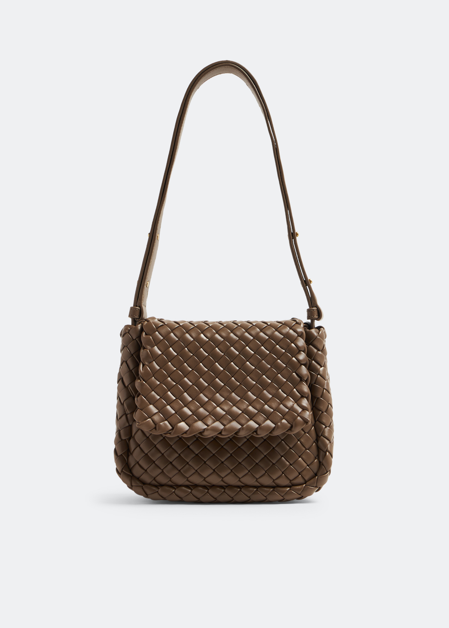 

Cobble mini shoulder bag, Brown