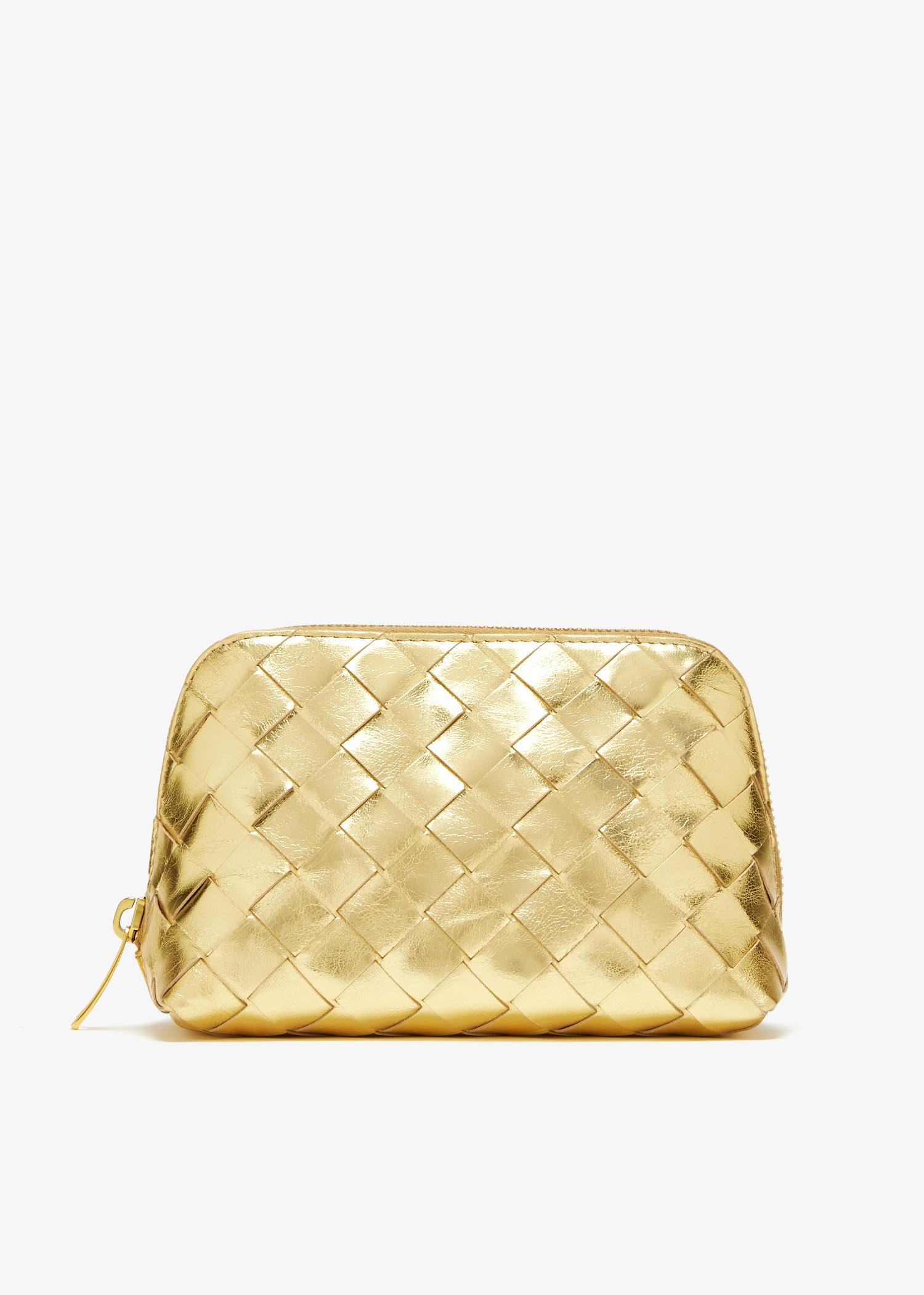 

Small half-moon beauty pouch, Gold
