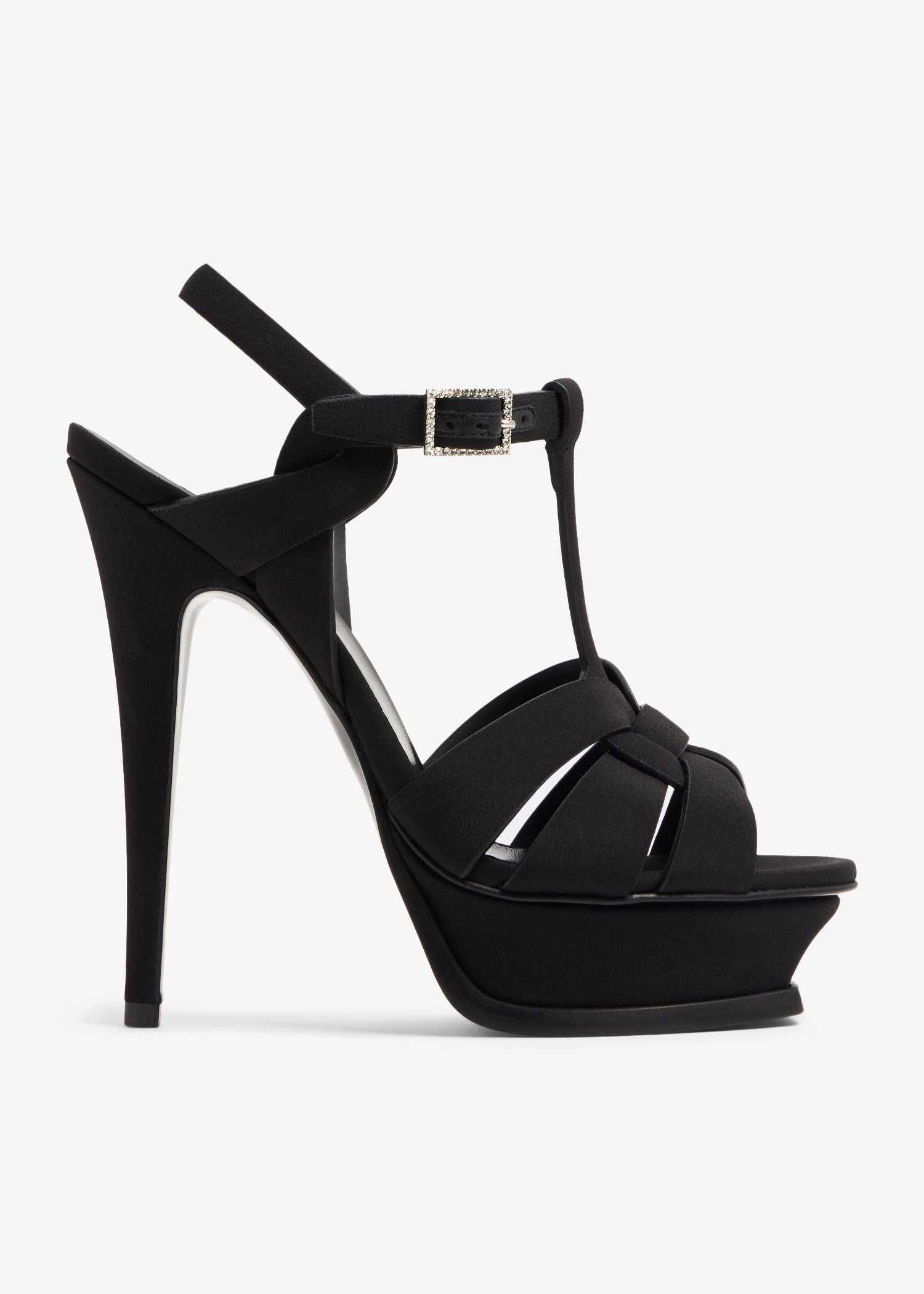 

Tribute platform sandals, Black