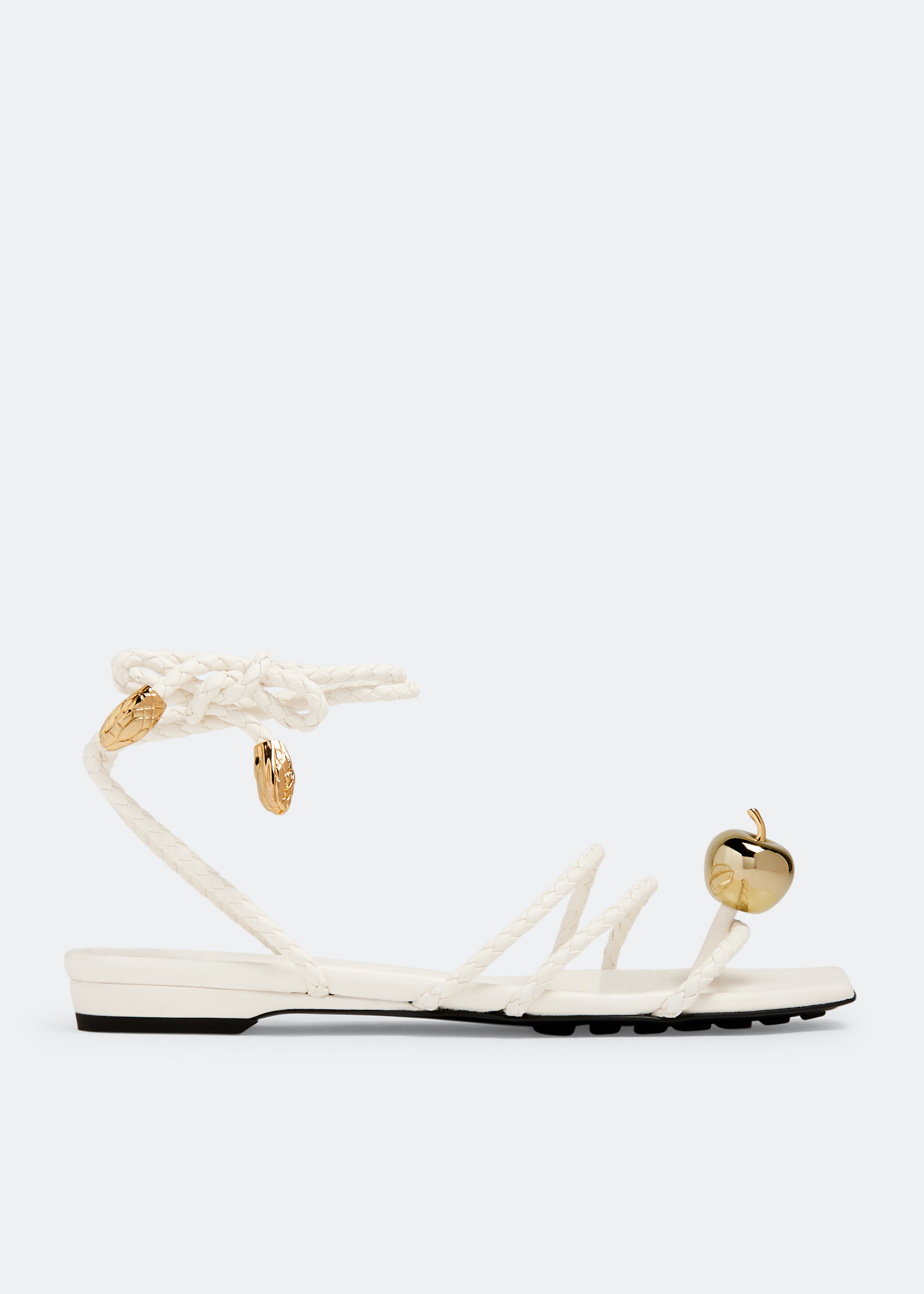 

Adam flat sandals, White