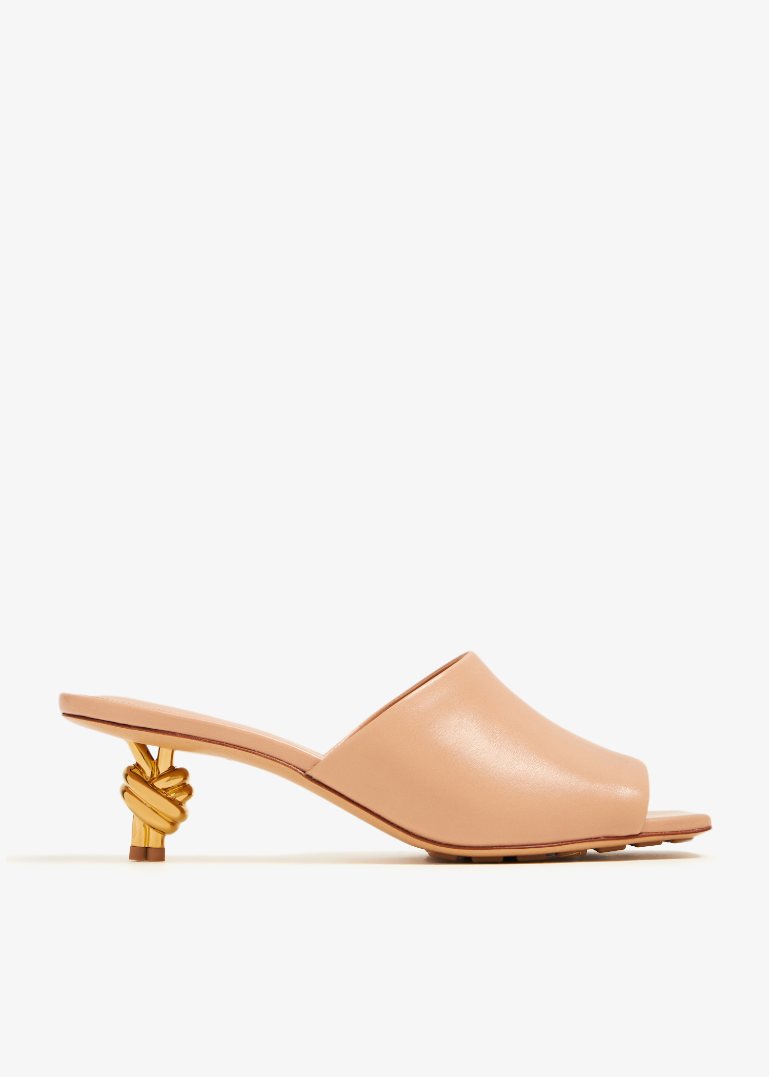 

Knot mules, Beige