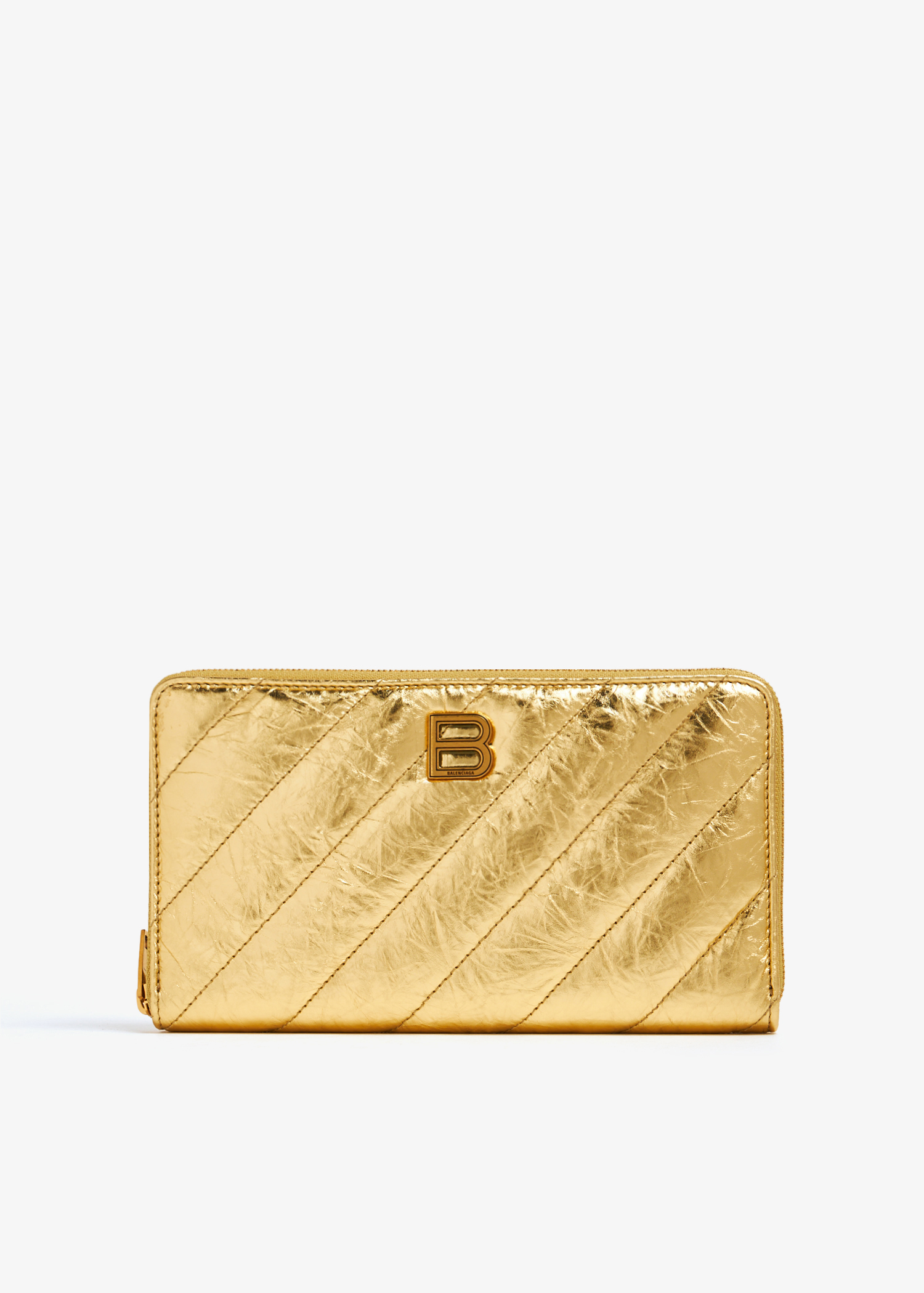 

Crush continental wallet, Gold