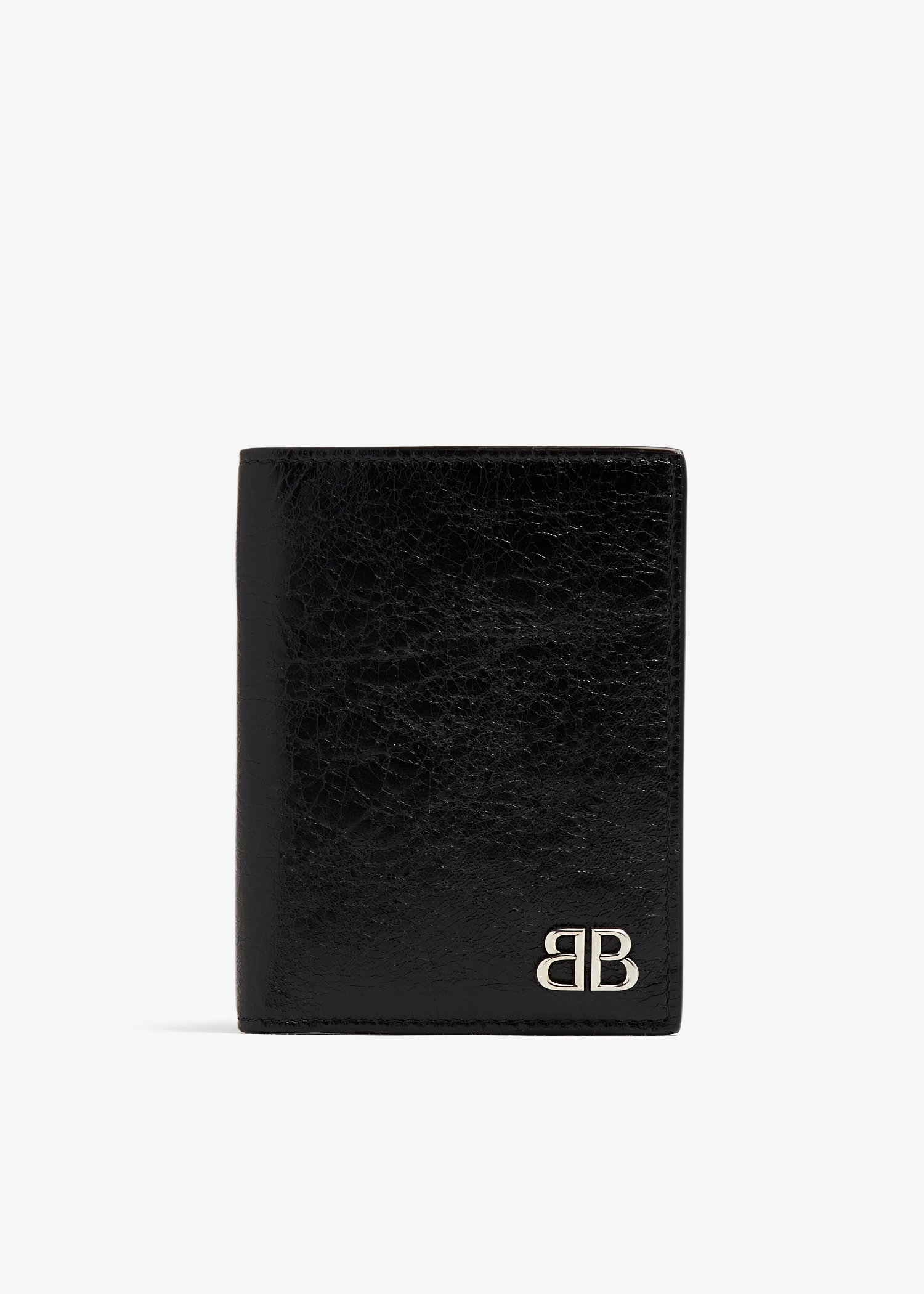 

Monaco vertical bi-fold wallet, Black