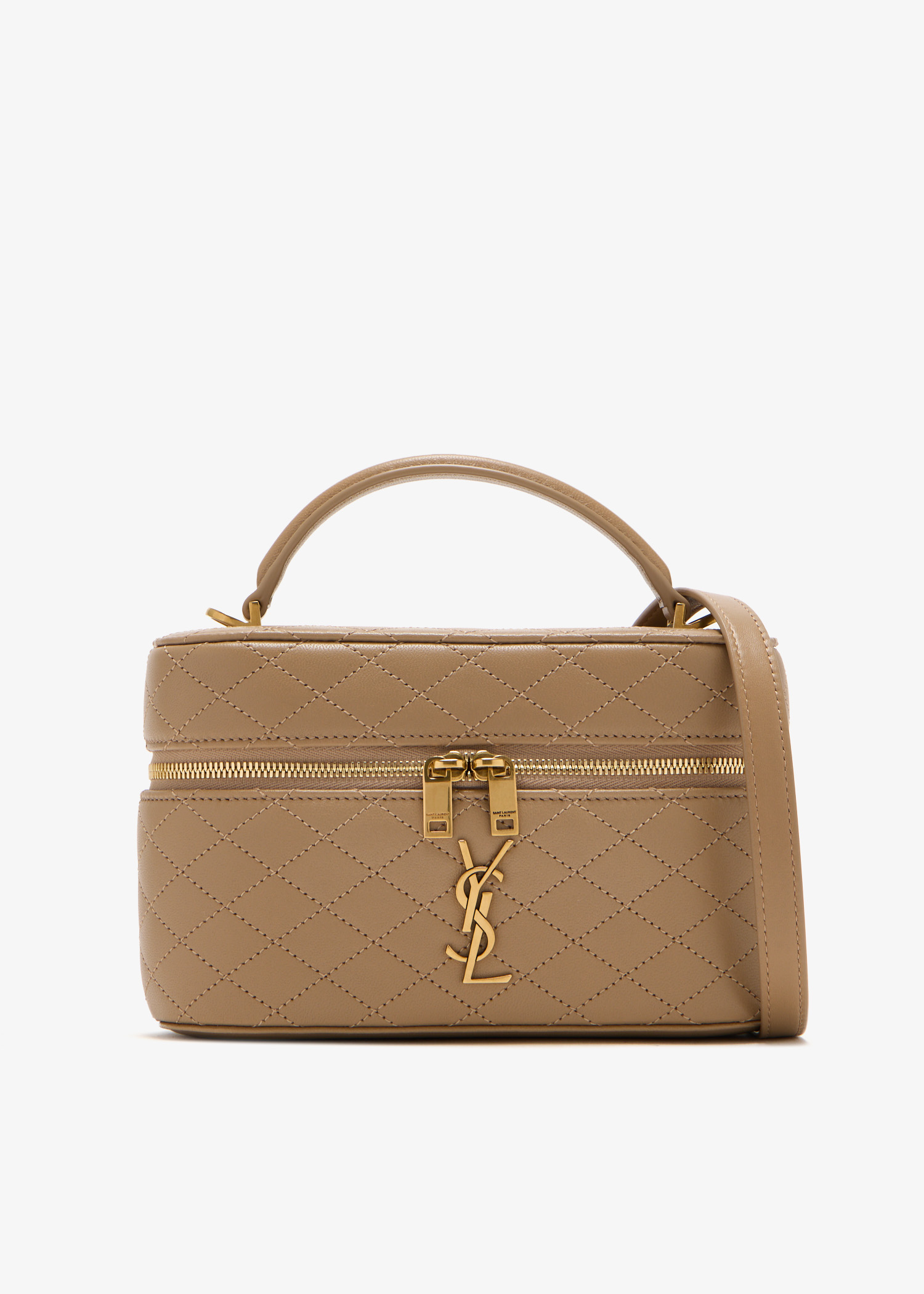 

Gaby mini vanity bag, Beige