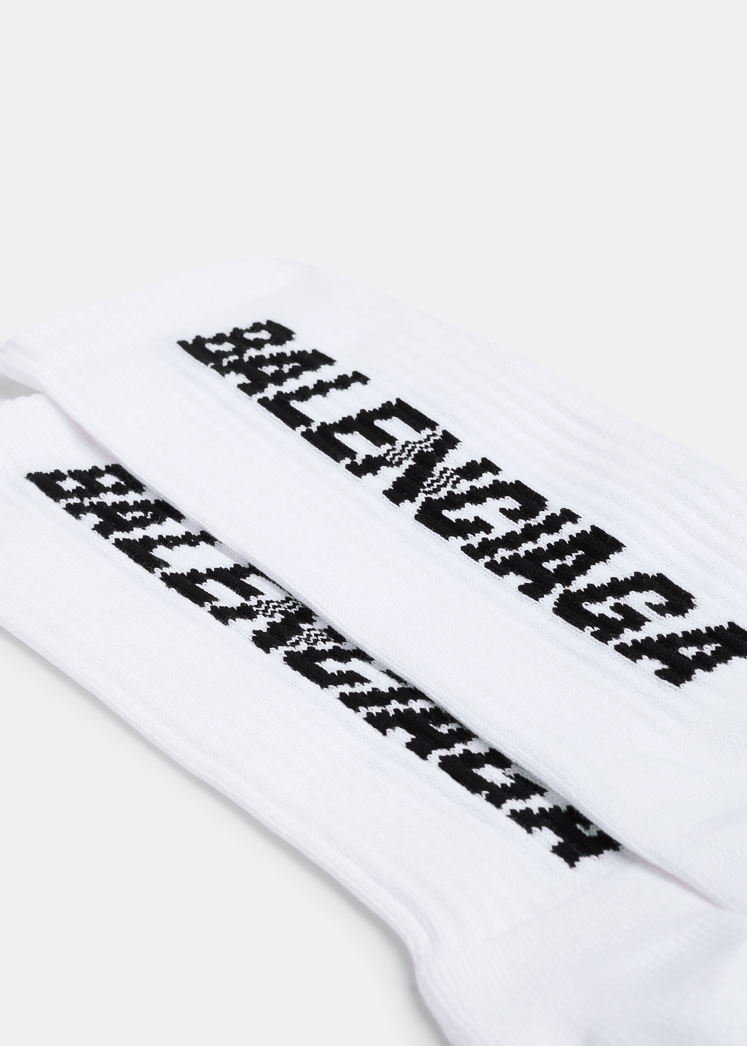 

Logo racer socks, White