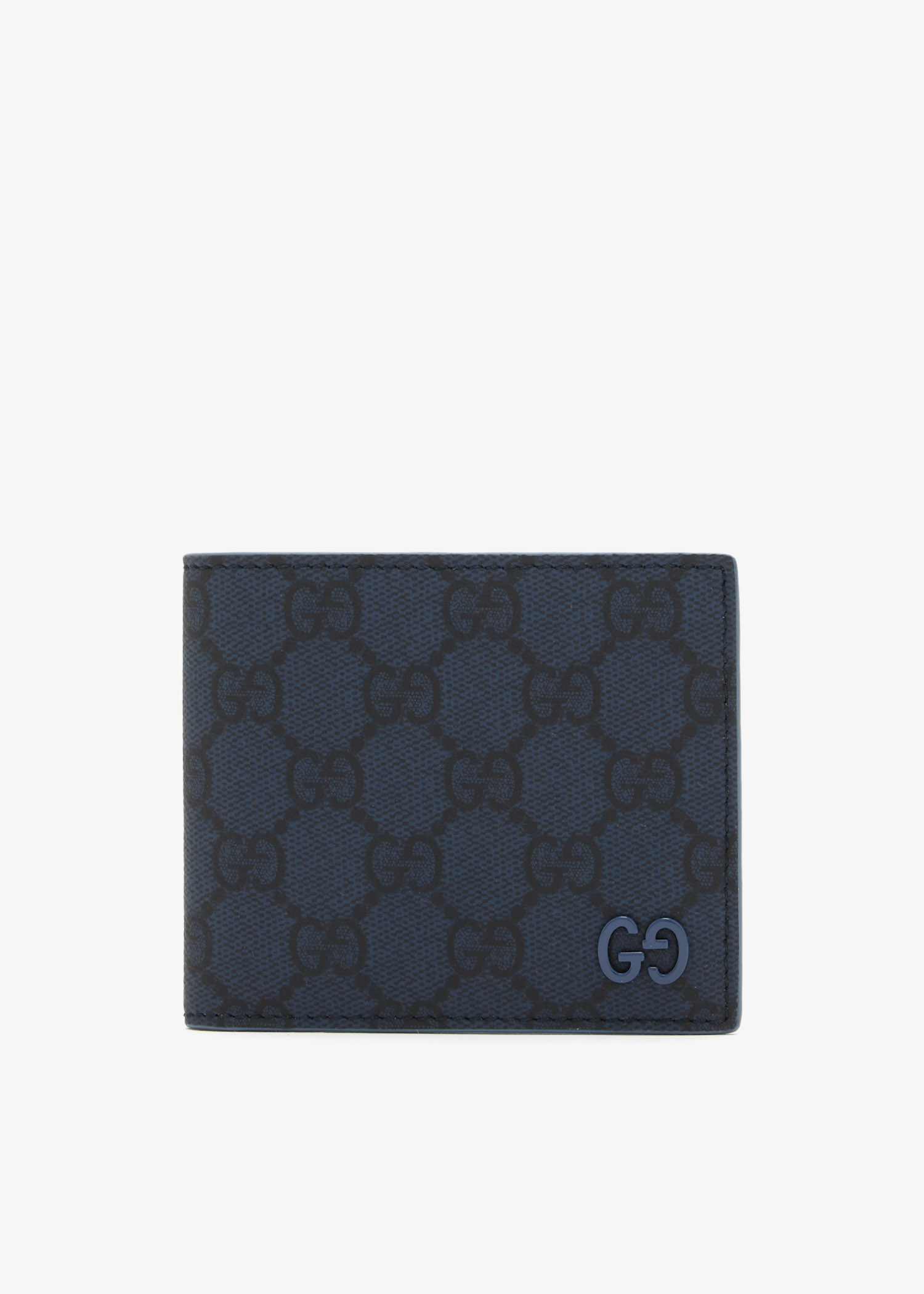 

GG bi-fold wallet, Navy