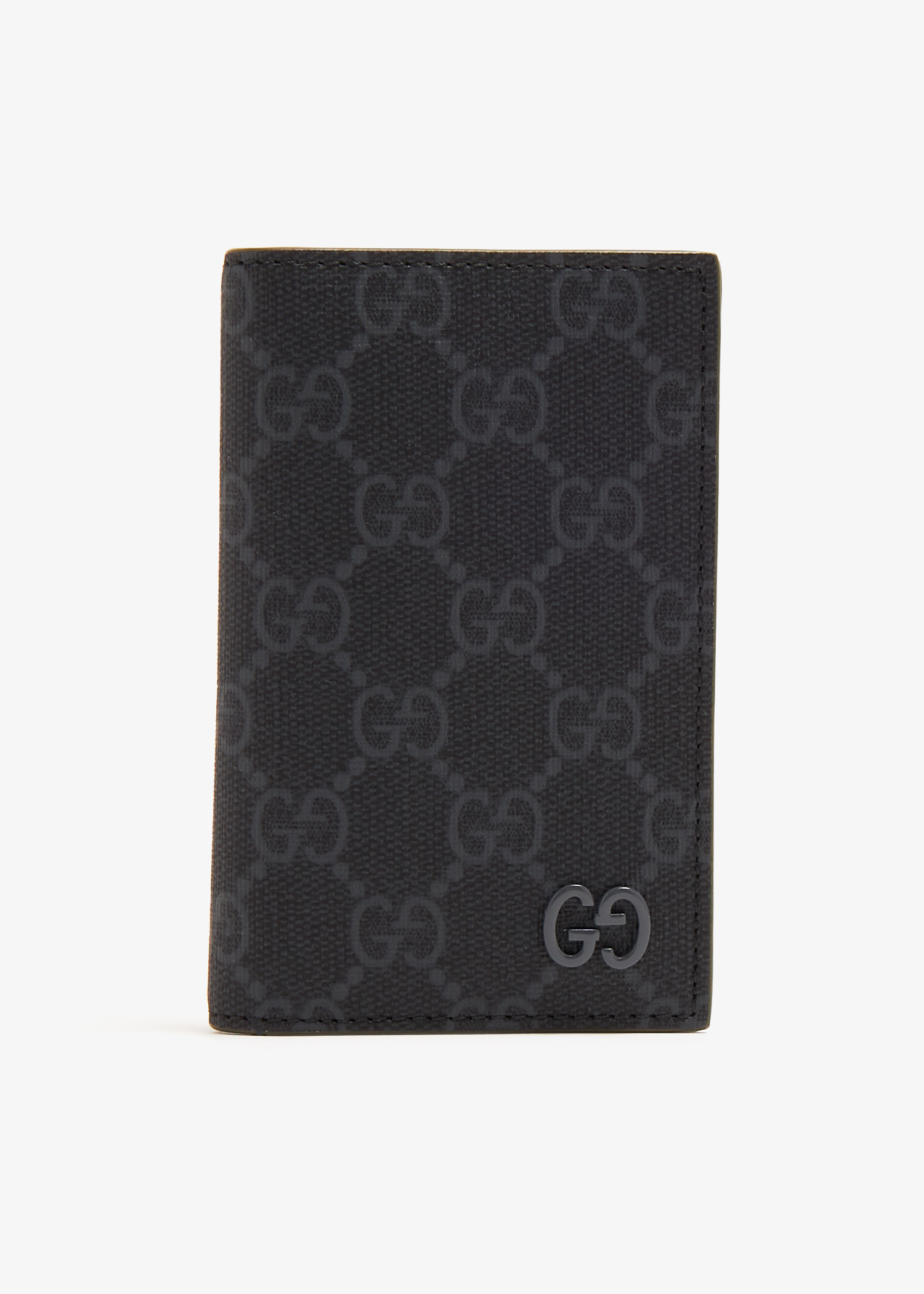 

GG long card case, Black