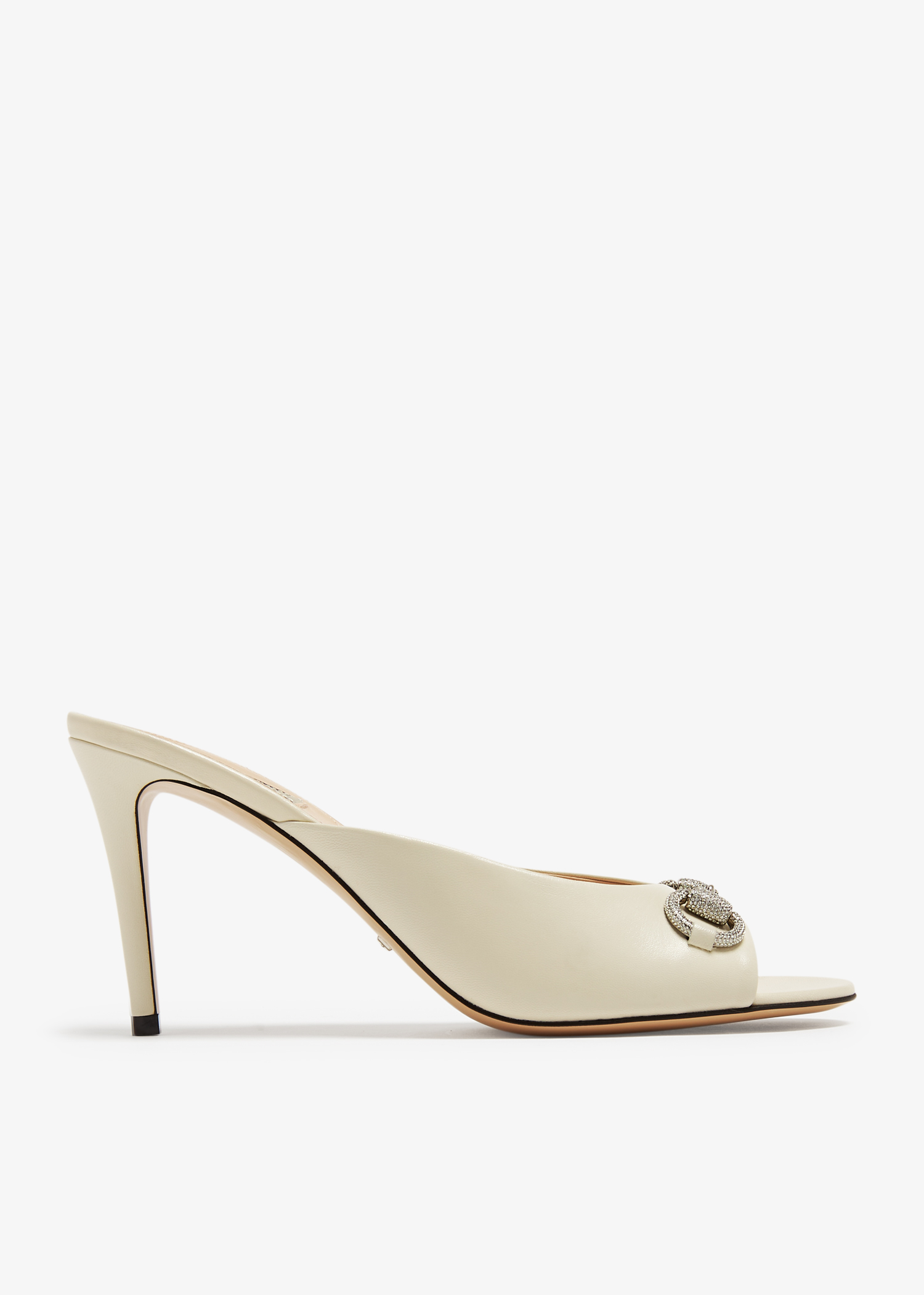 

Horsebit sandals, White