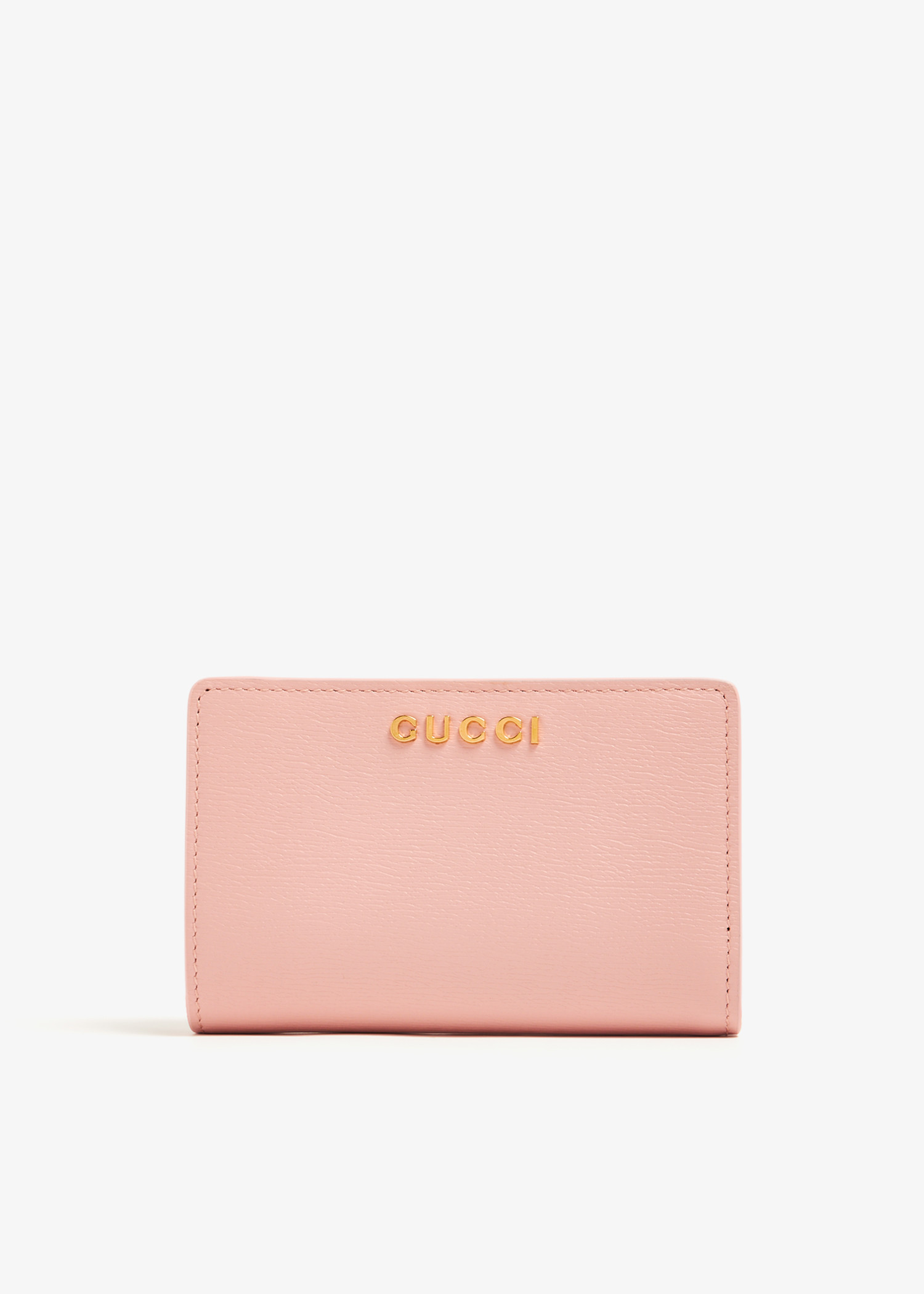Gucci Script zip-around wallet, Pink