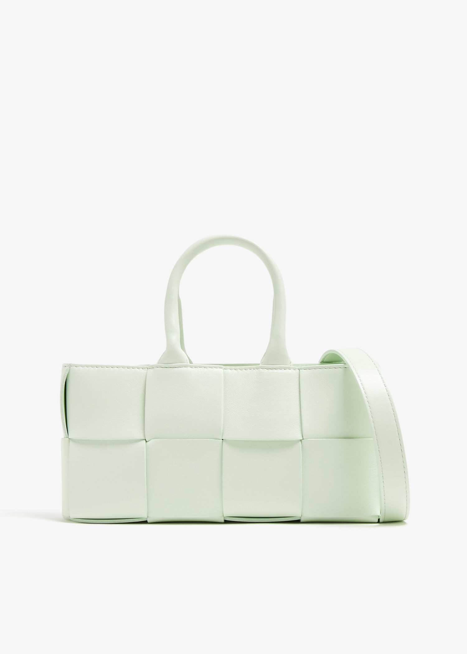 Mini East/West Arco tote bag, Green
