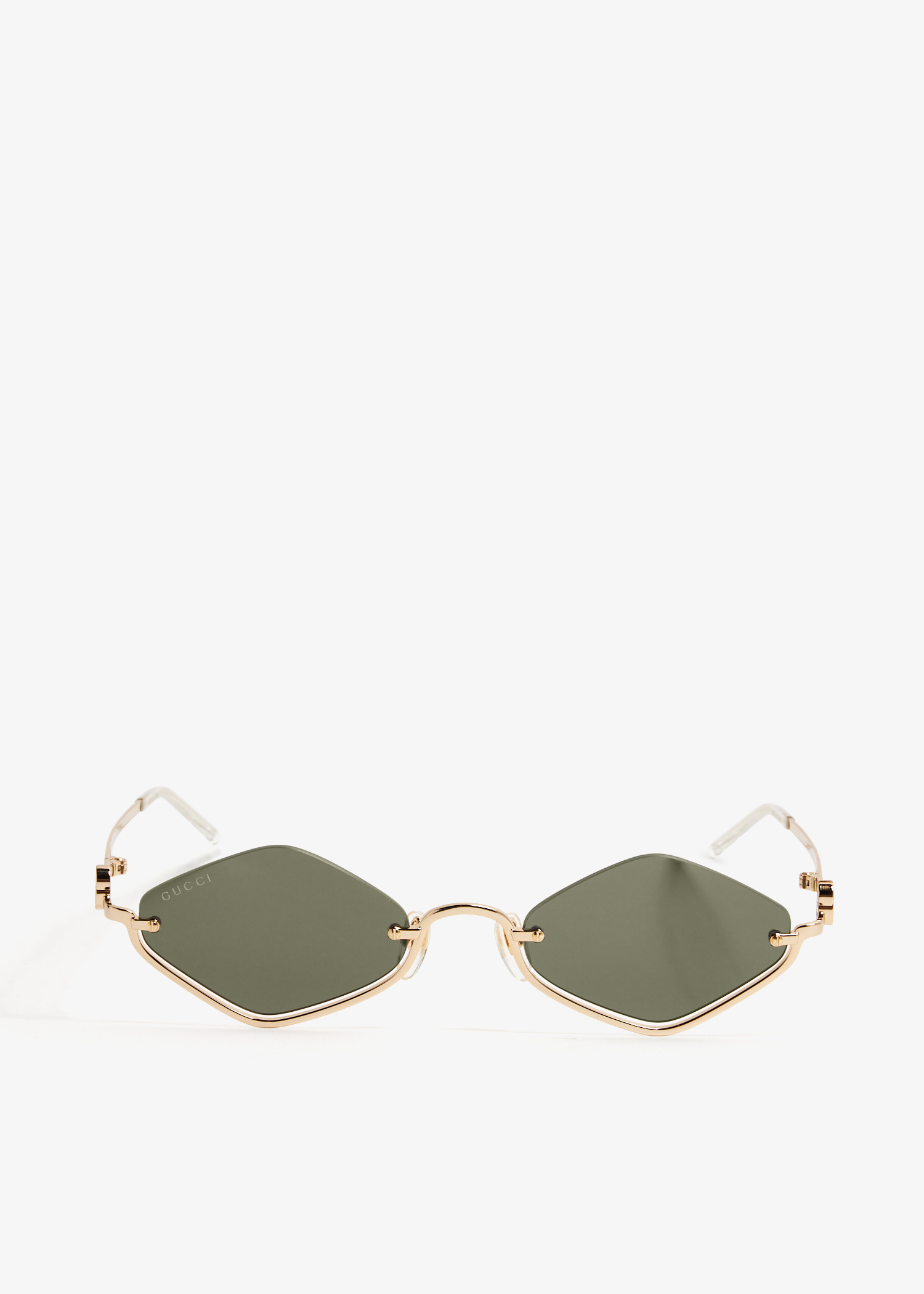 

Diamond-frame sunglasses, Gold