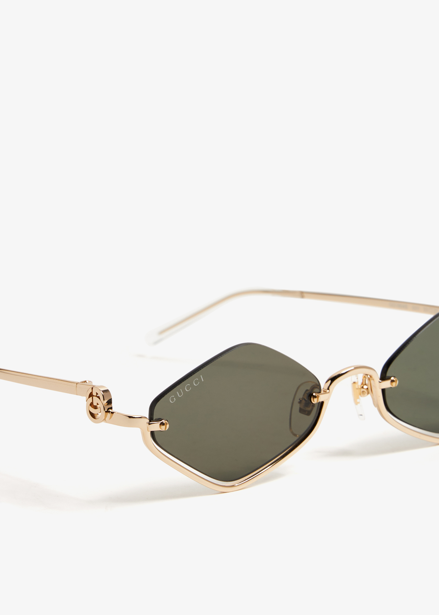 

Diamond-frame sunglasses, Gold