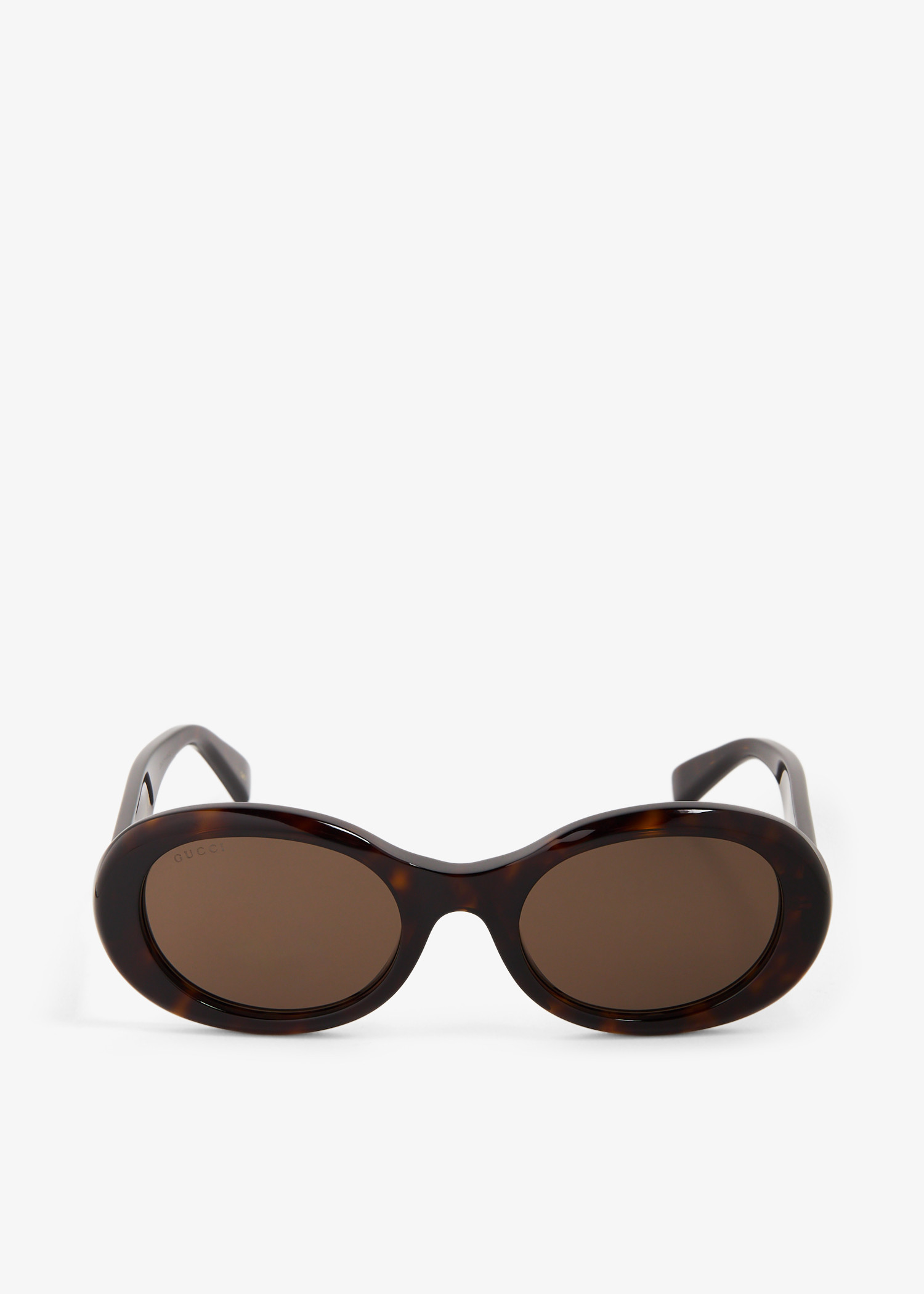 

Oval-shaped sunglasses, Brown
