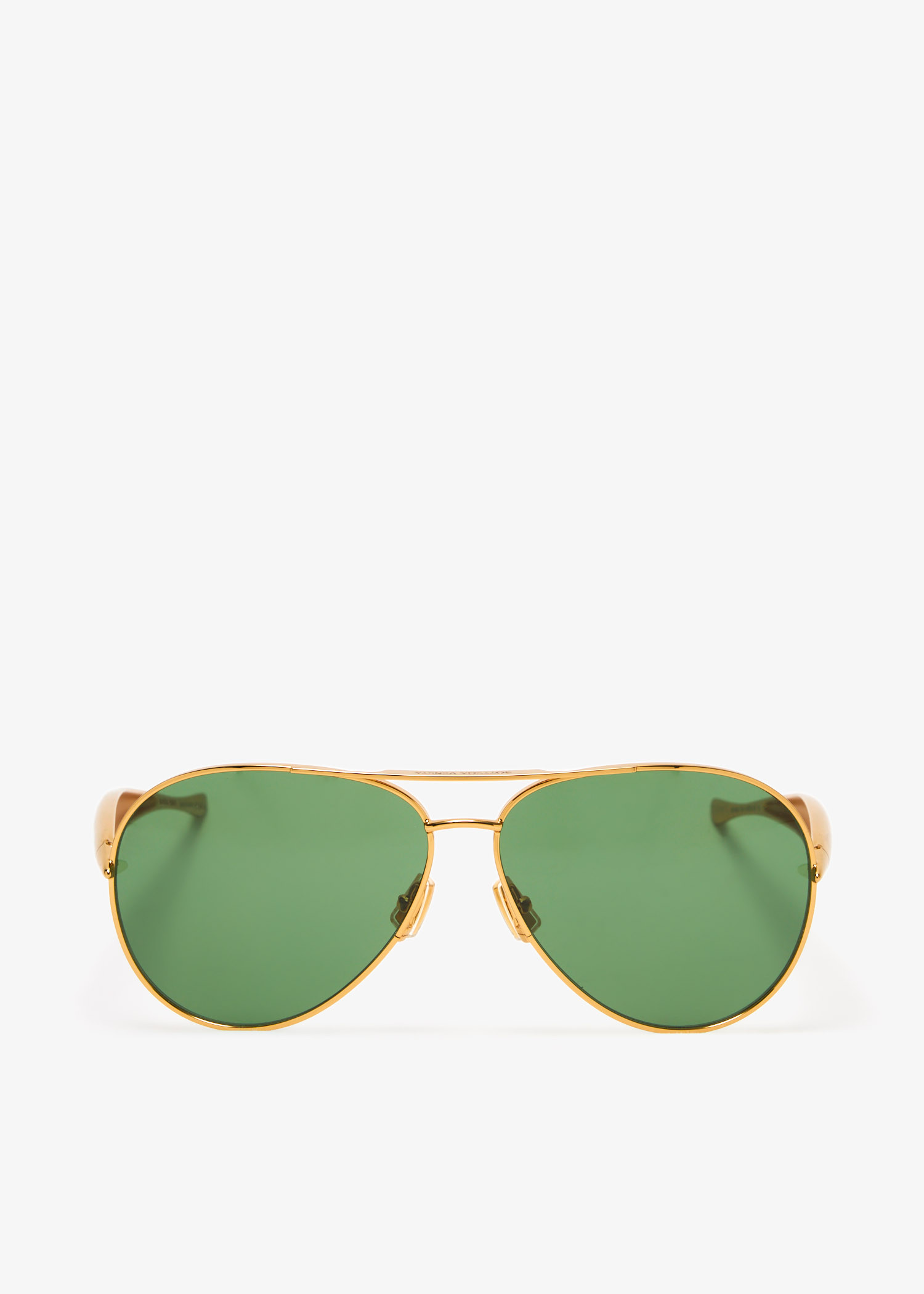 

Sardine aviator sunglasses, Gold